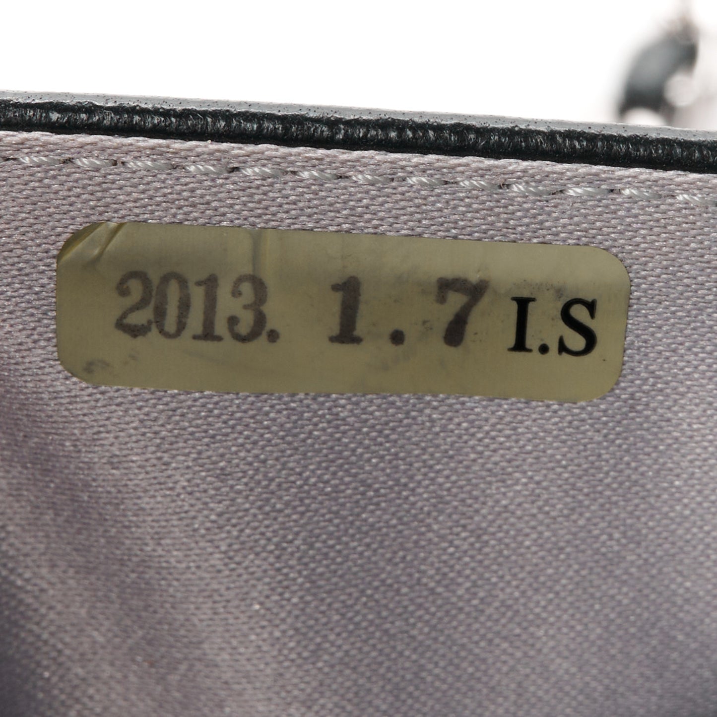 Lambskin Camellia Embossed Wallet on Chain WOC Black