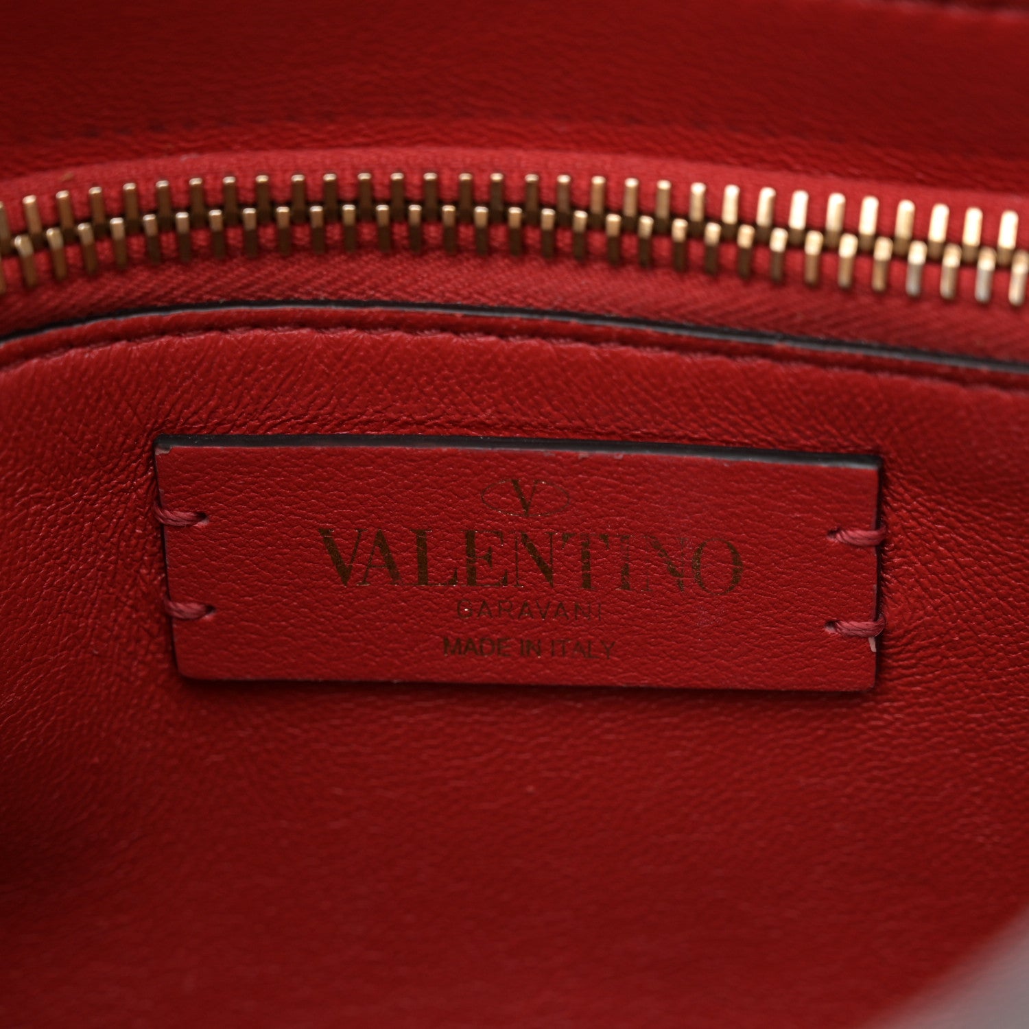 Valentino Garavani Pebbled Calfskin Small VRing Shoulder Bag Saddle Brown 6 of 10