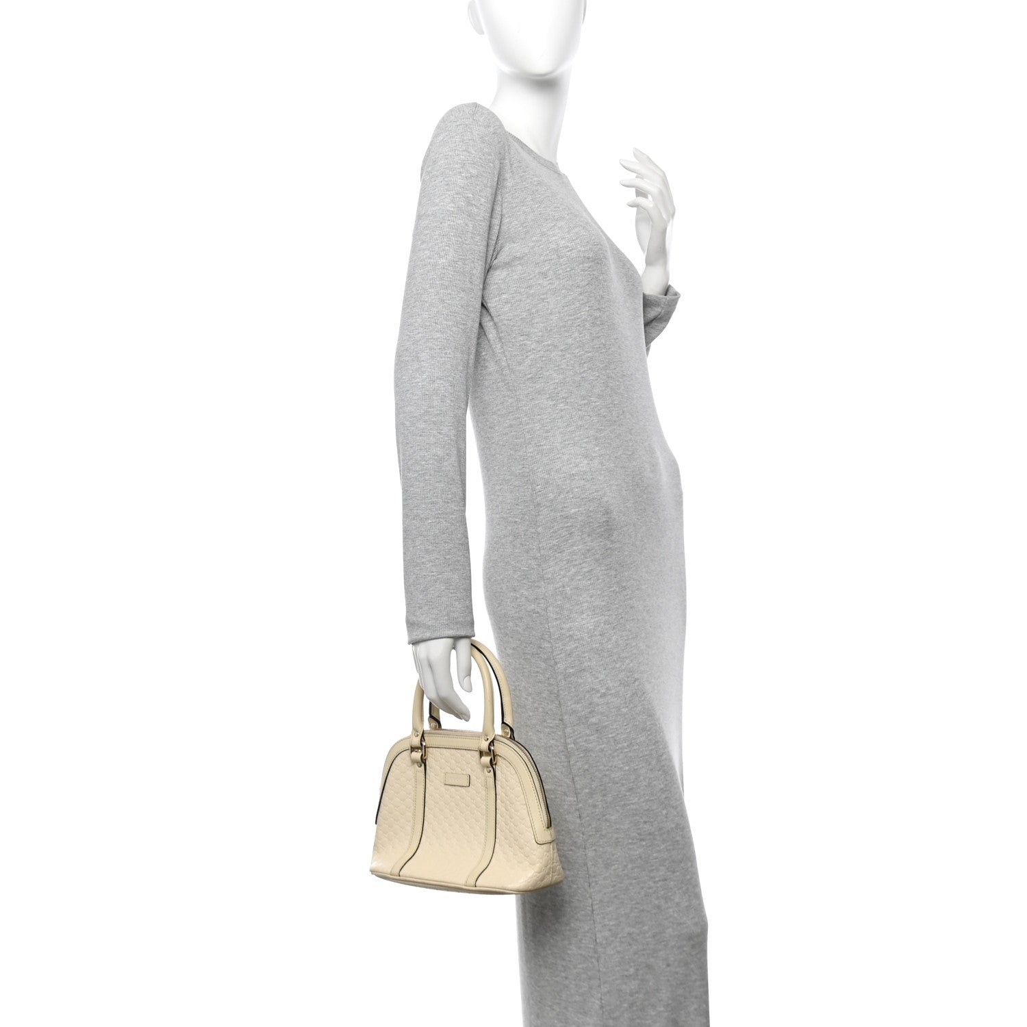 Gucci Soft Microguccissima Mini Dome Bag Ivoire 2 of 12