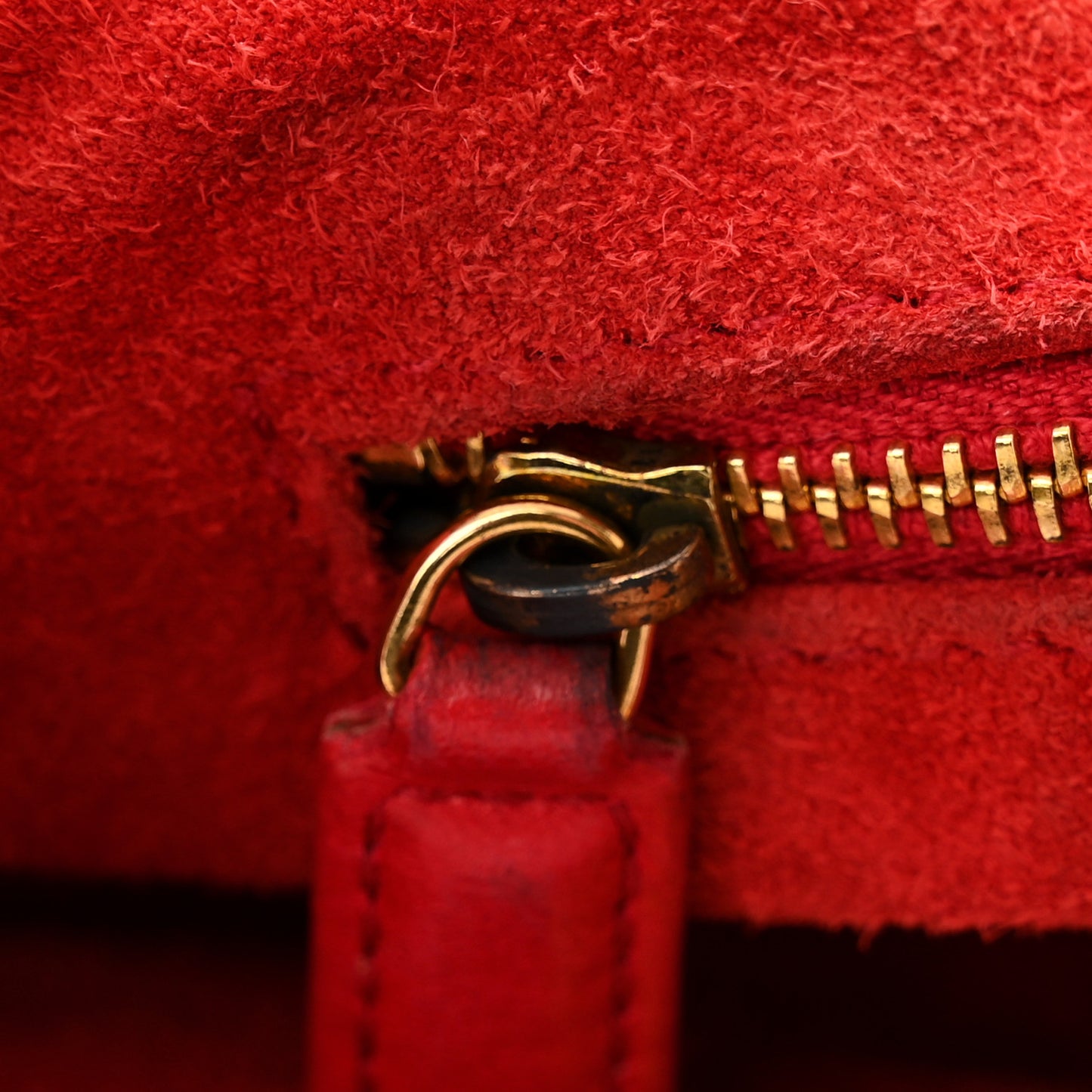 Lambskin Woven Medium Lady Dior Shopping Tote Red
