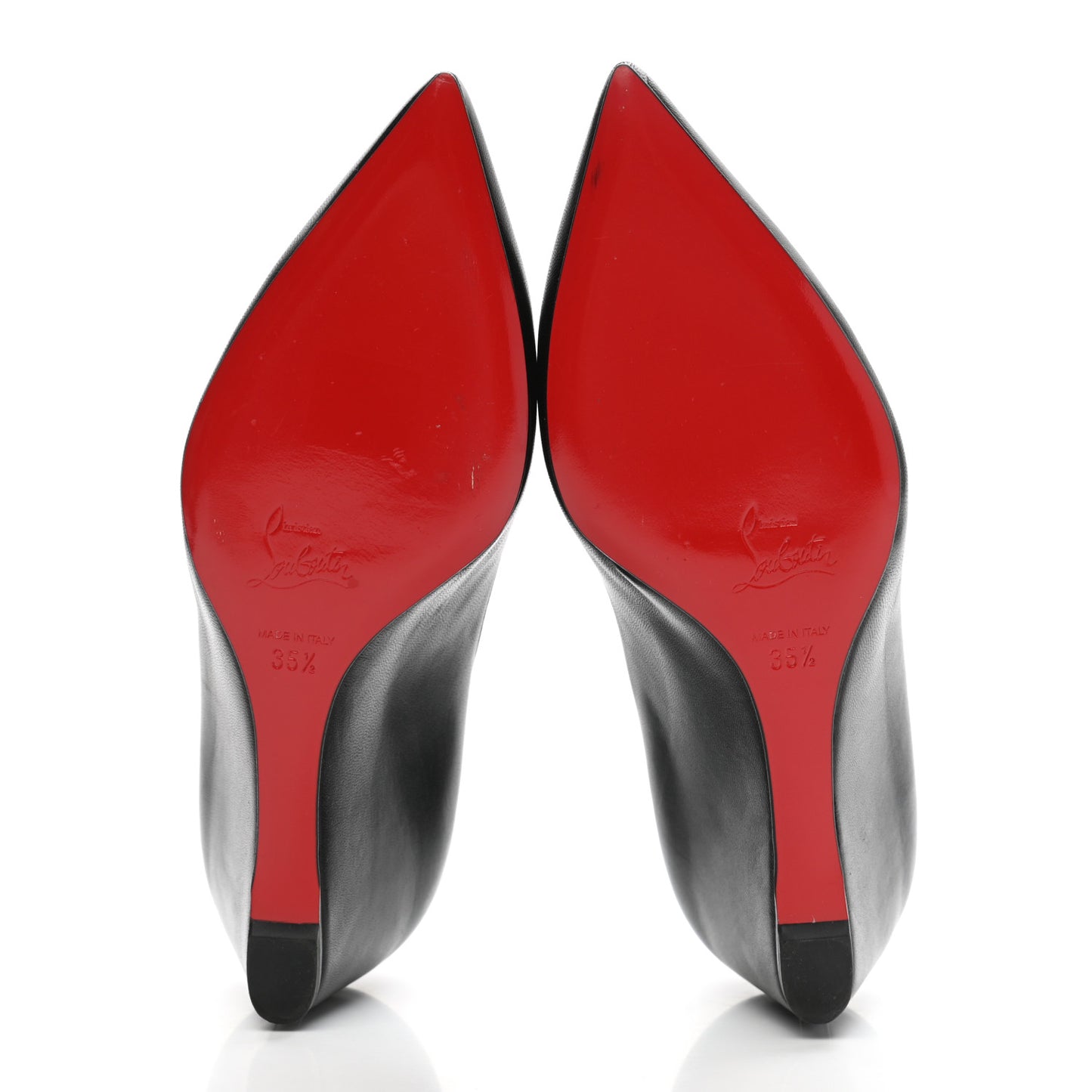 Shiny Nappa Pipina 55 Wedges 35.5 Black