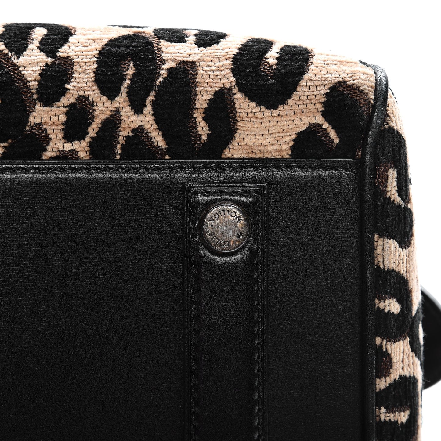 Jacquard Velvet Leopard Print Stephen Sprouse Speedy