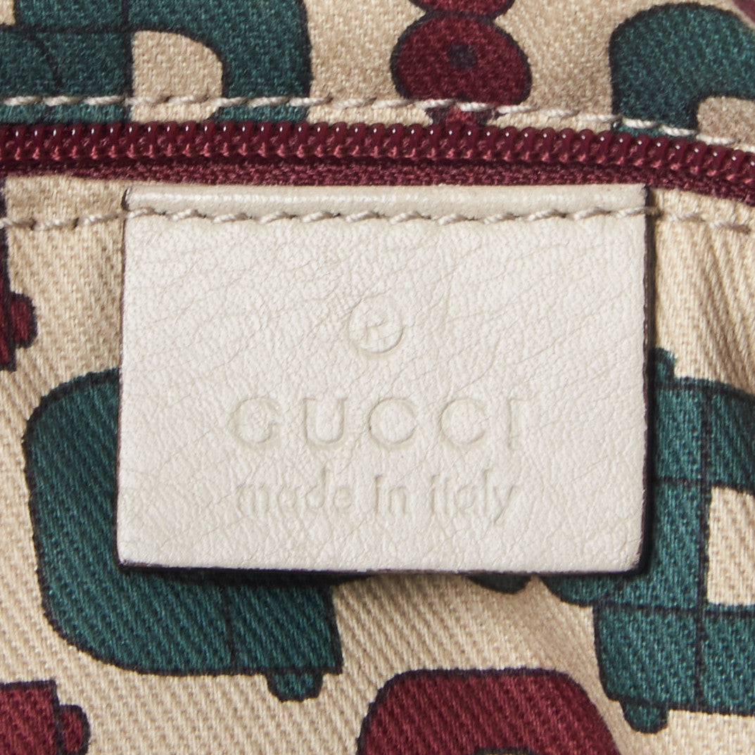 Gucci Guccissima Medium Abbey Shoulder Bag Off White 8 of 9