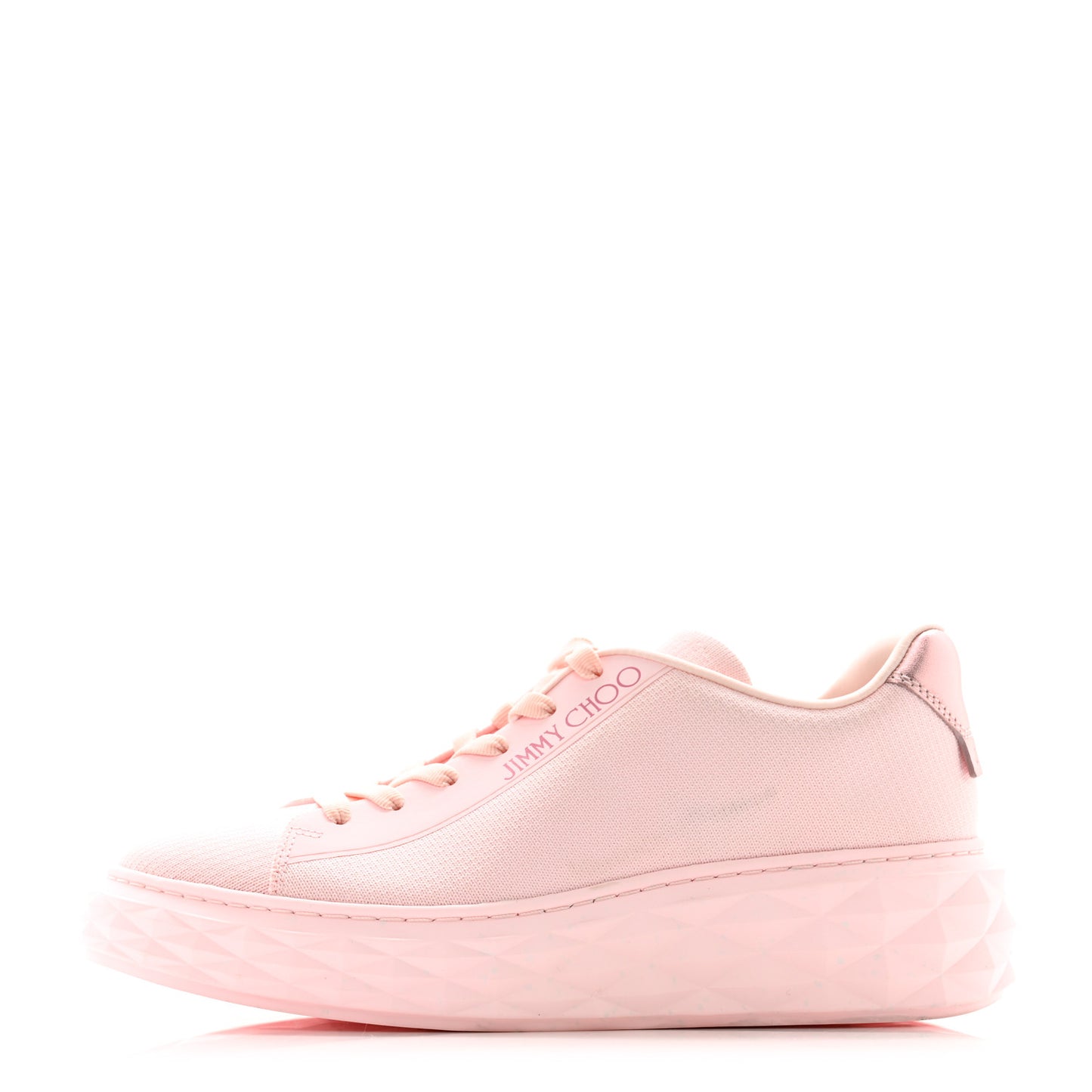 Nappa Diamond Light Platform Sneakers 38.5 Powder Pink