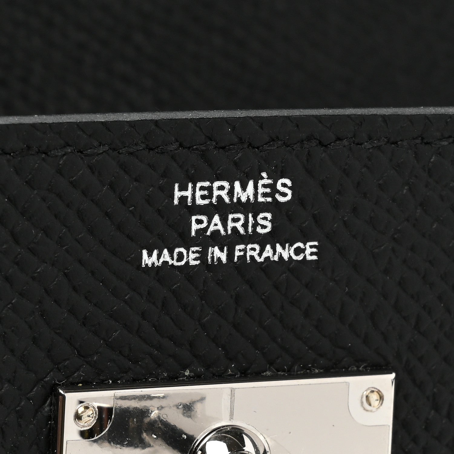 Hermes Epsom Kelly Wallet To Go Black 8 of 11