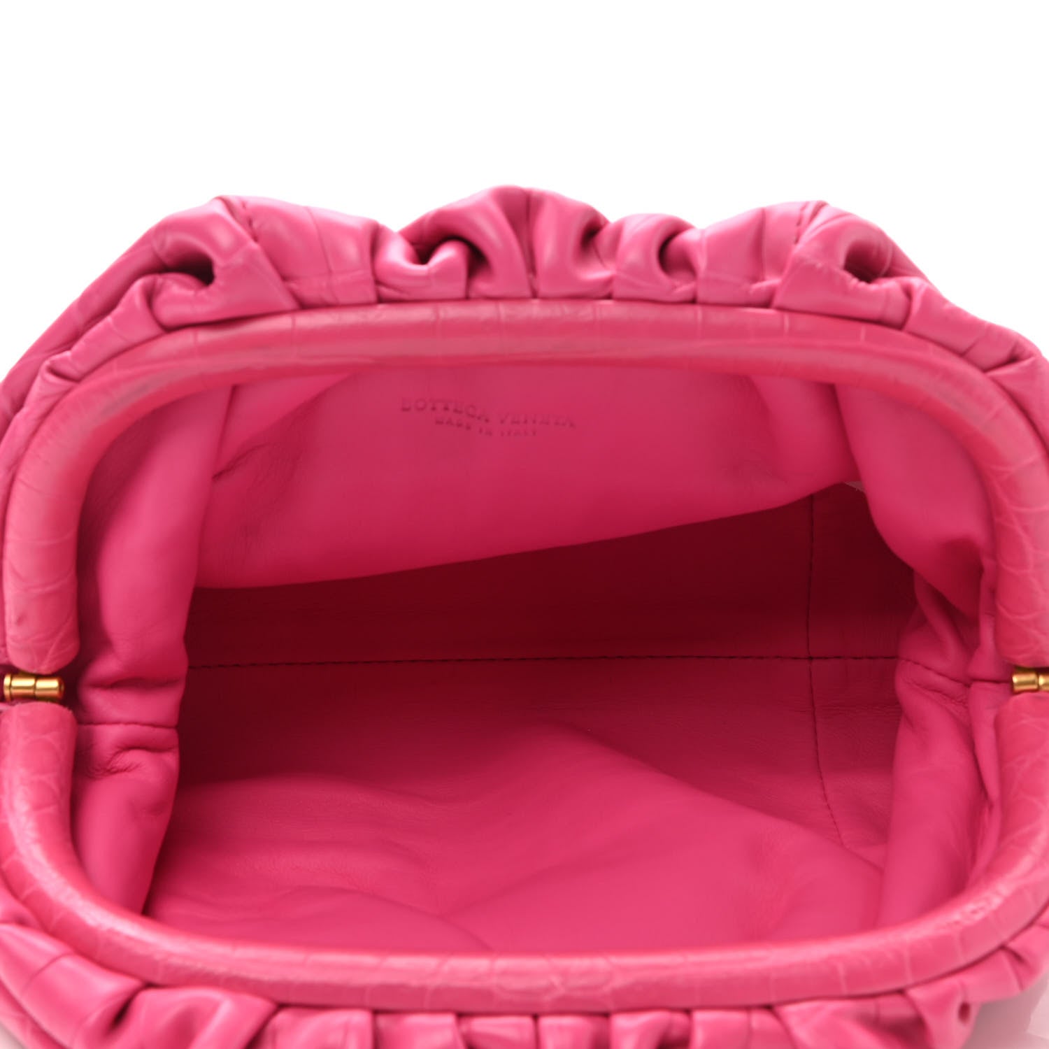 Bottega Veneta Crocodile The Mini Pouch Clutch Bon Bon 5 of 7