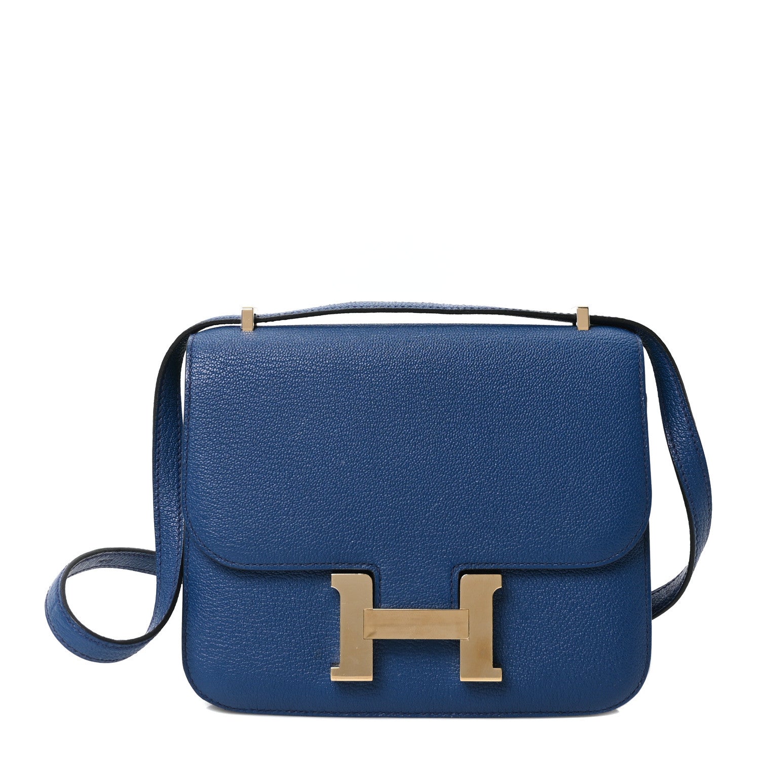 Hermes Chevre Mysore Verso Constance 18 Blue Saphir Menthe 1789251
