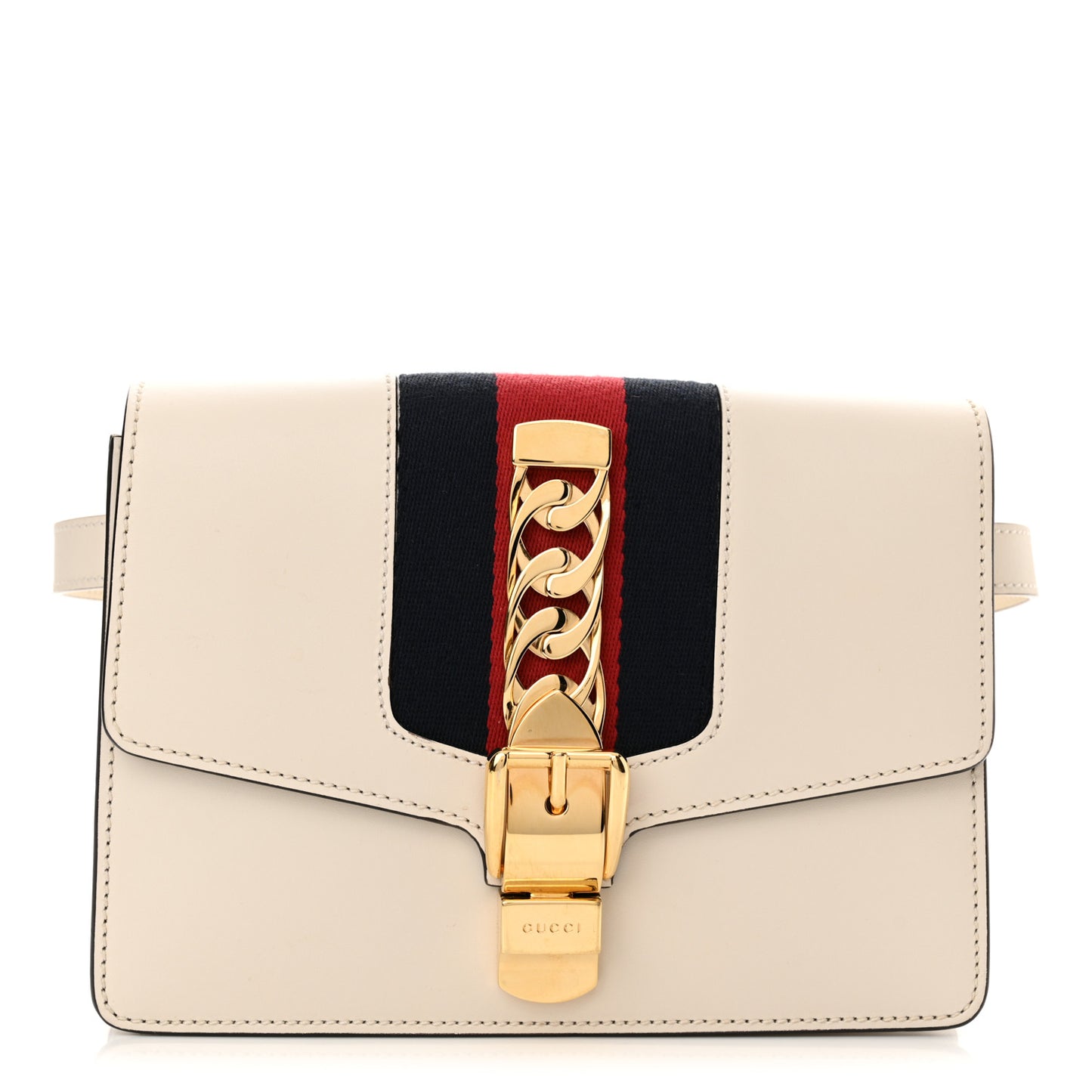 Calfskin Sylvie Belt Bag Off White