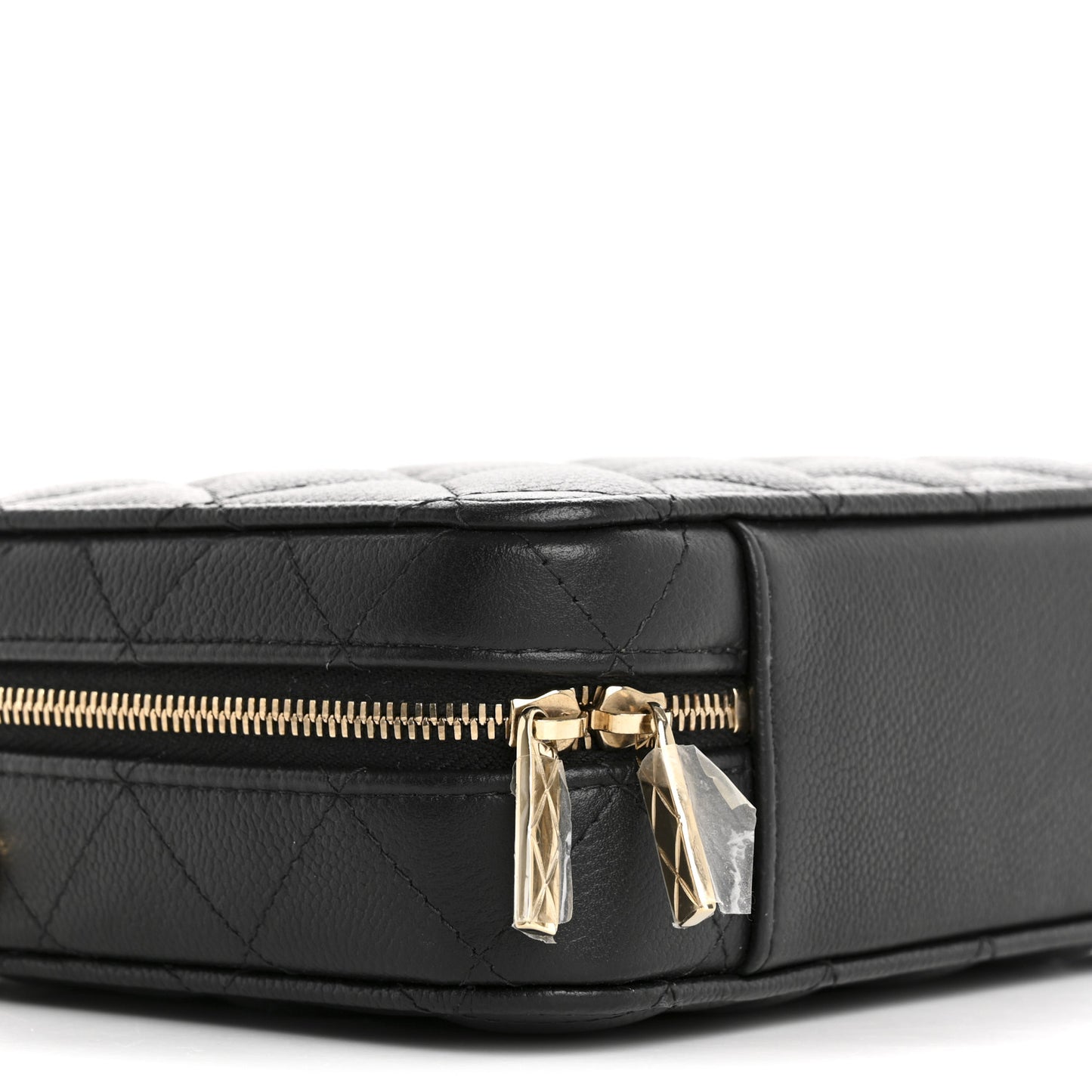 Caviar Quilted Vanity Case Black