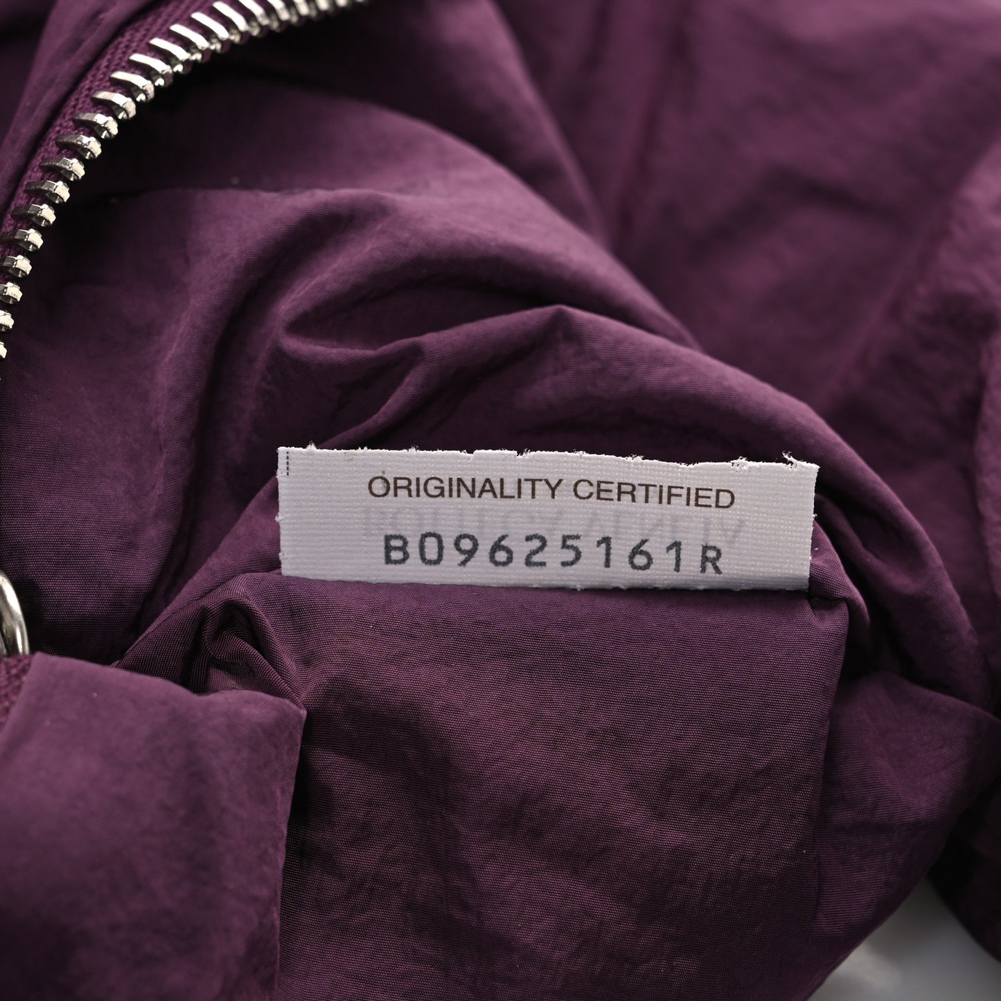 Nylon Intrecciato Padded Tech Cassette Bag Purple