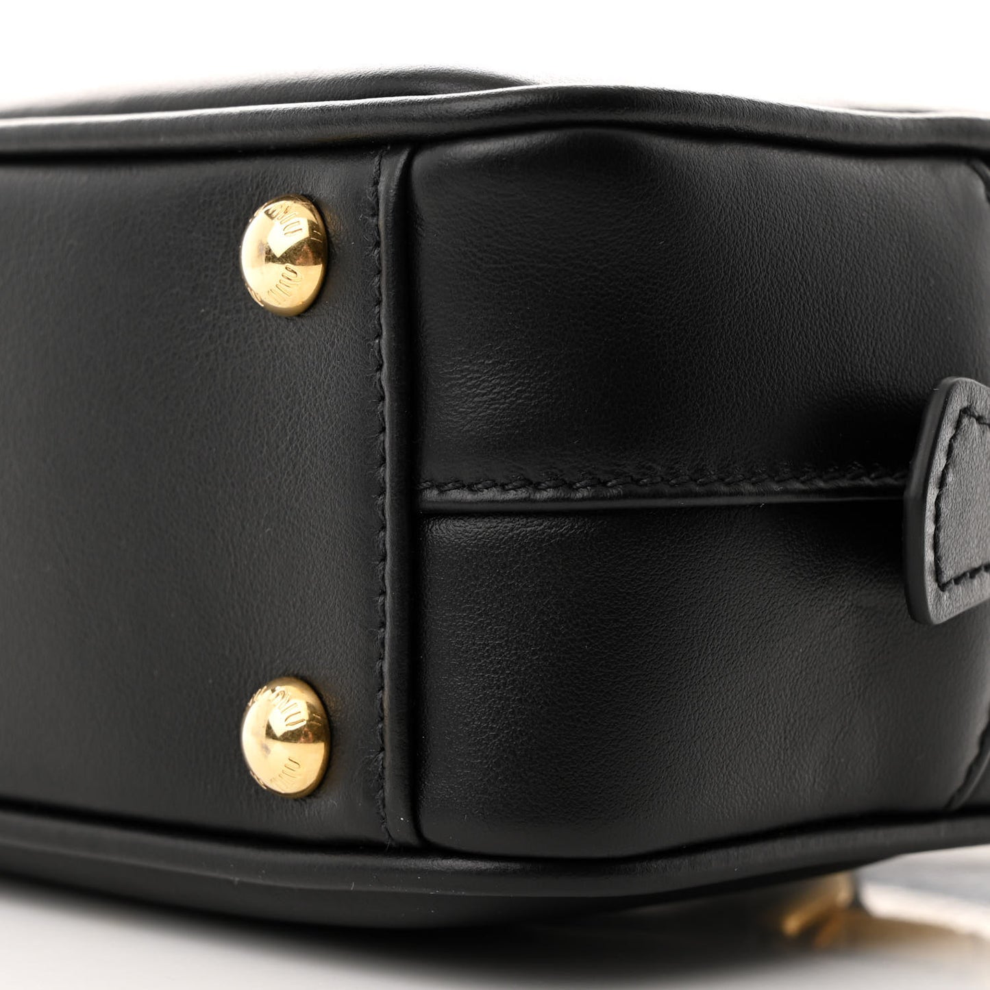 Calfskin Regular Arcadie Top Handle Bag Black