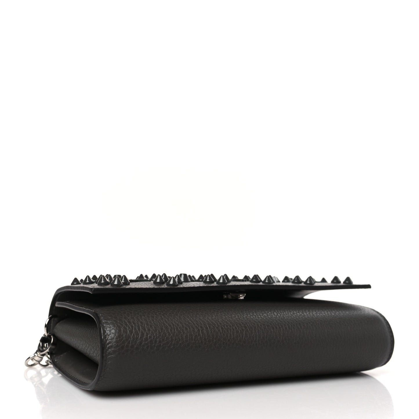 Calfskin Spikes Loubinthesky Paloma Wallet On Chain Rocket