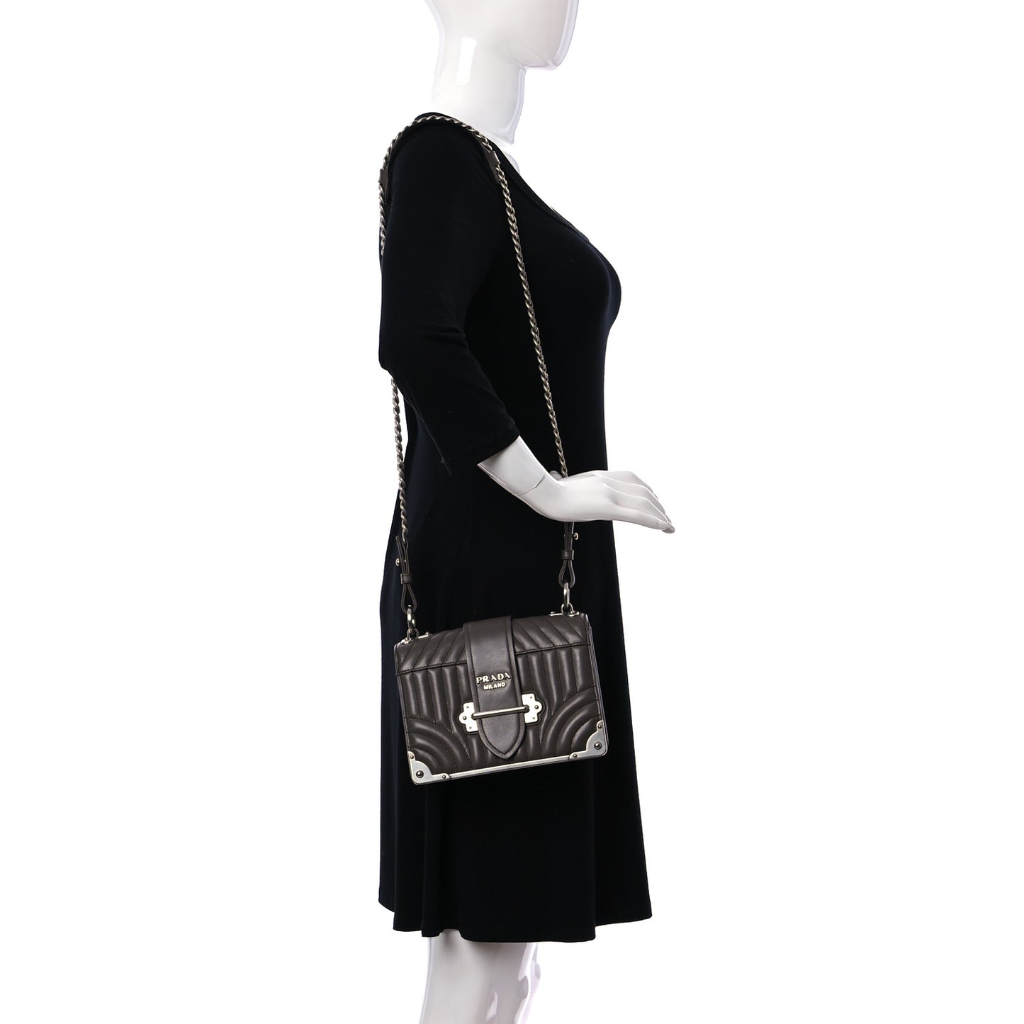 Soft Calfskin Impunture Diagramme Cahier Bag Bambu