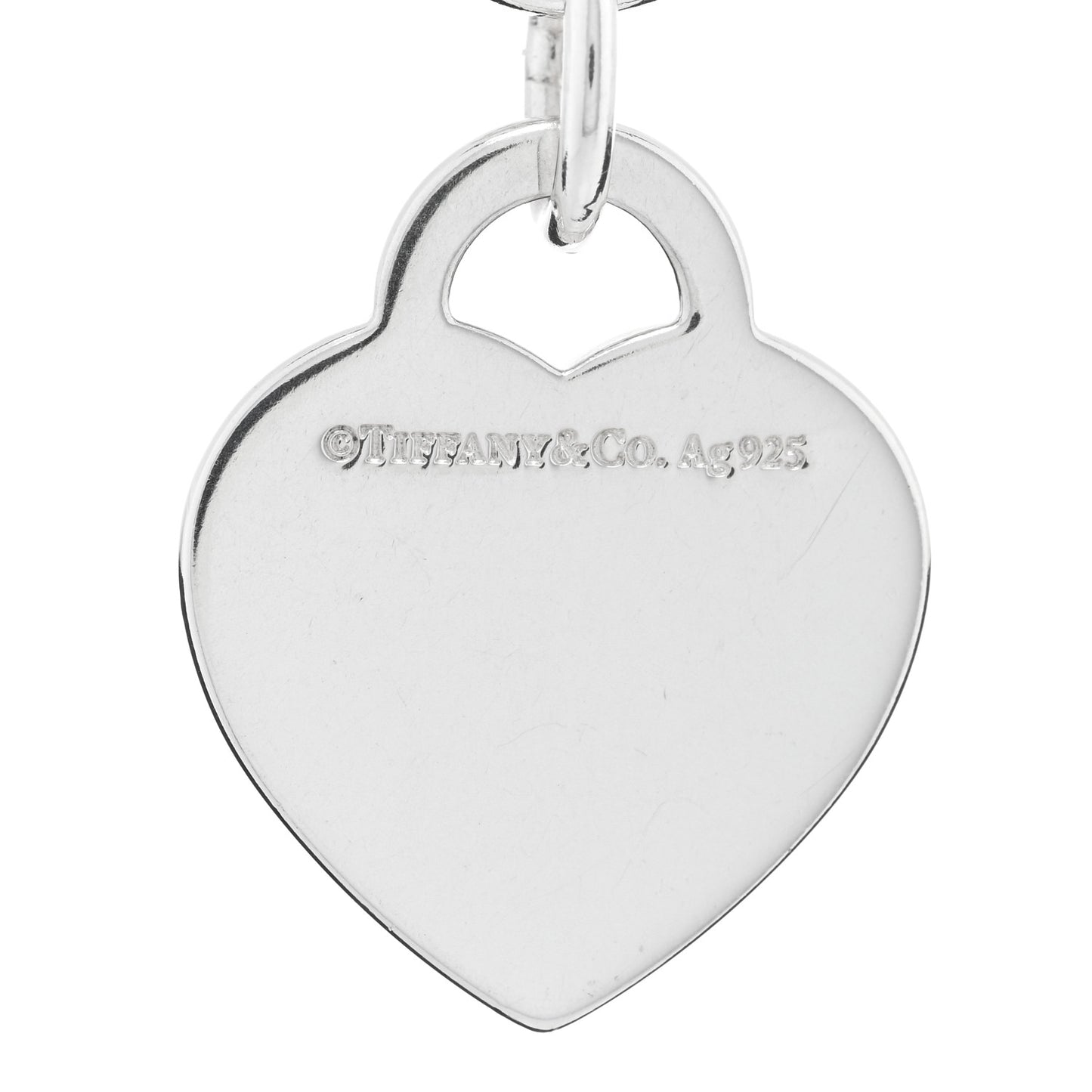 Sterling Silver Return to Tiffany Heart Tag Charm Bracelet