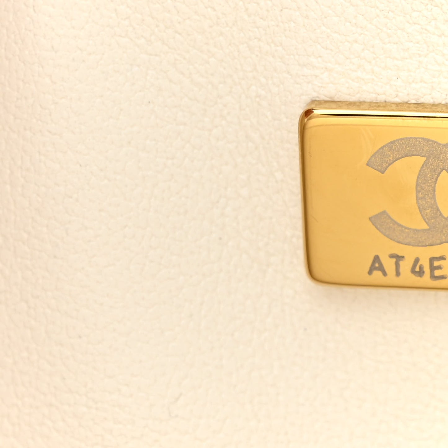 Caviar Quilted Small Double Flap White