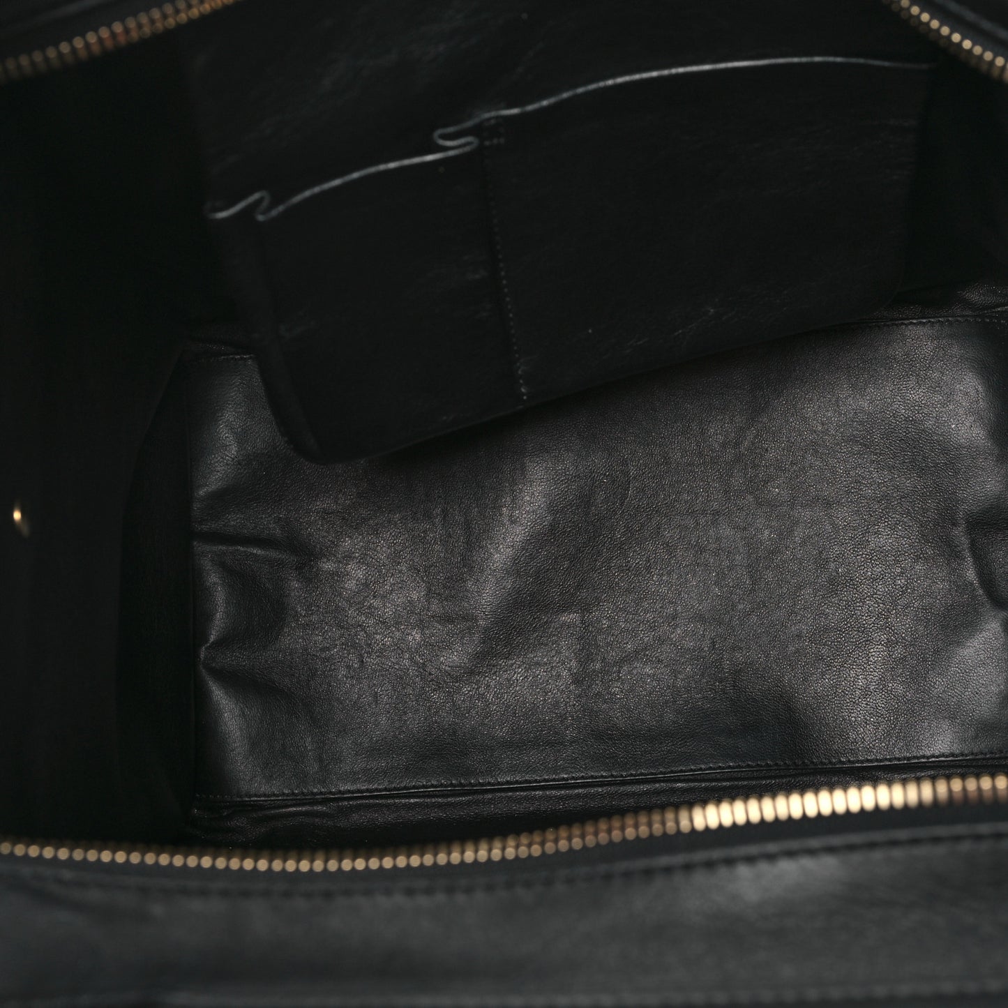 Smooth Calfskin Mini Luggage Black