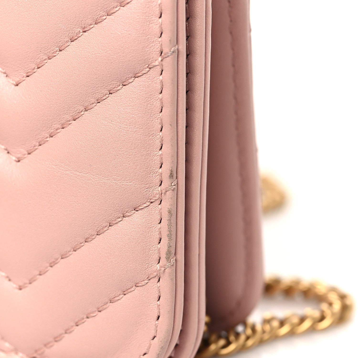 Gucci Calfskin Matelasse GG Marmont Mini Bag Perfect Pink 9 of 9