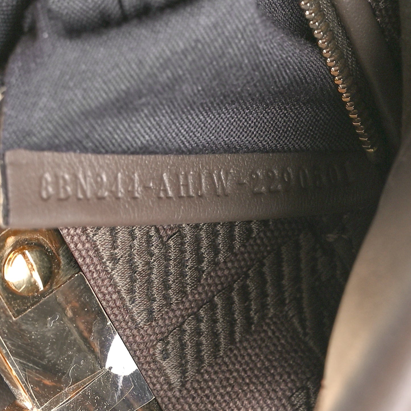 Vitello Seta Suede FF Mini Peekaboo Iconic Satchel Chocolate Sigaro Marrone