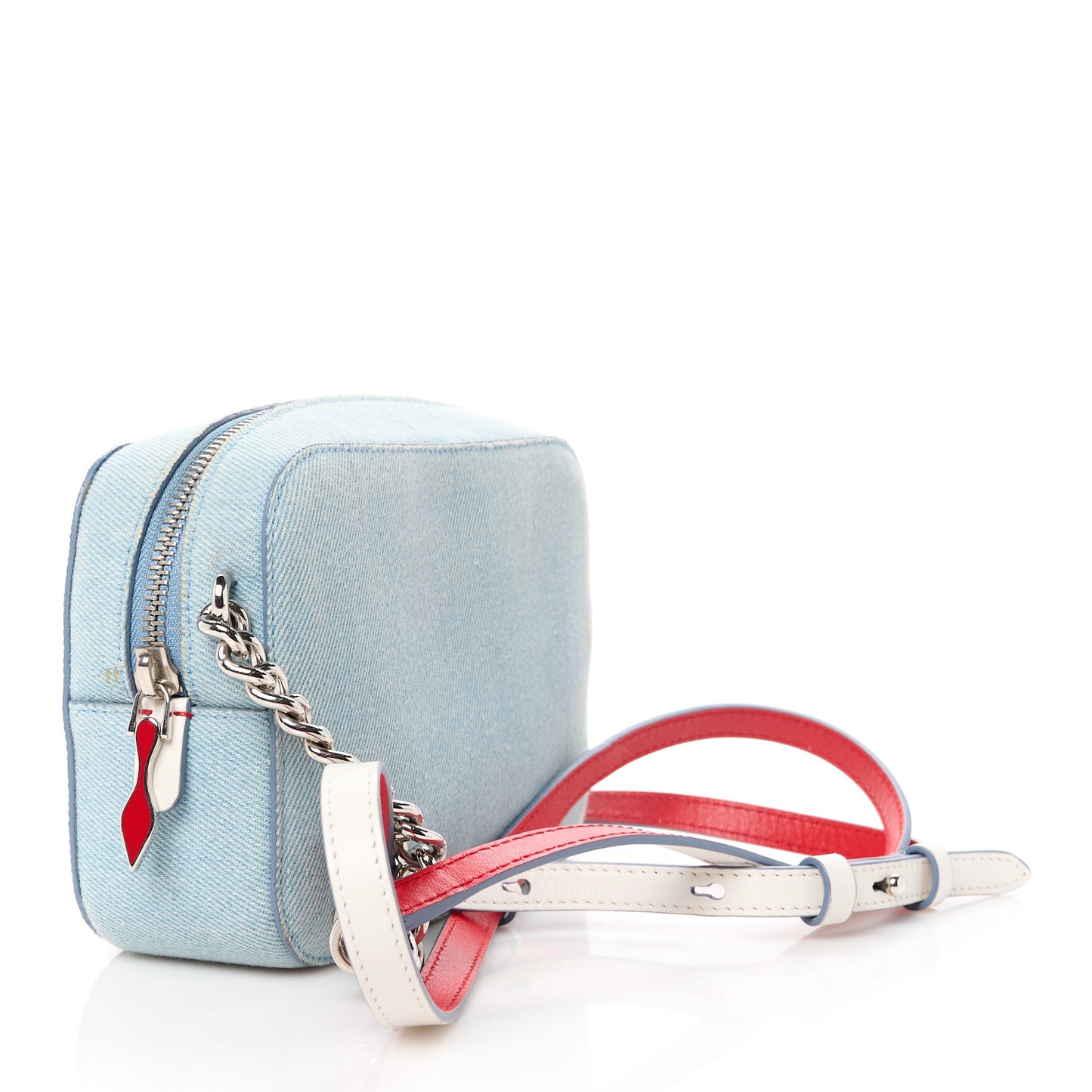 Denim Sequin Love Mini Rubylou Crossbody Blue Multicolor