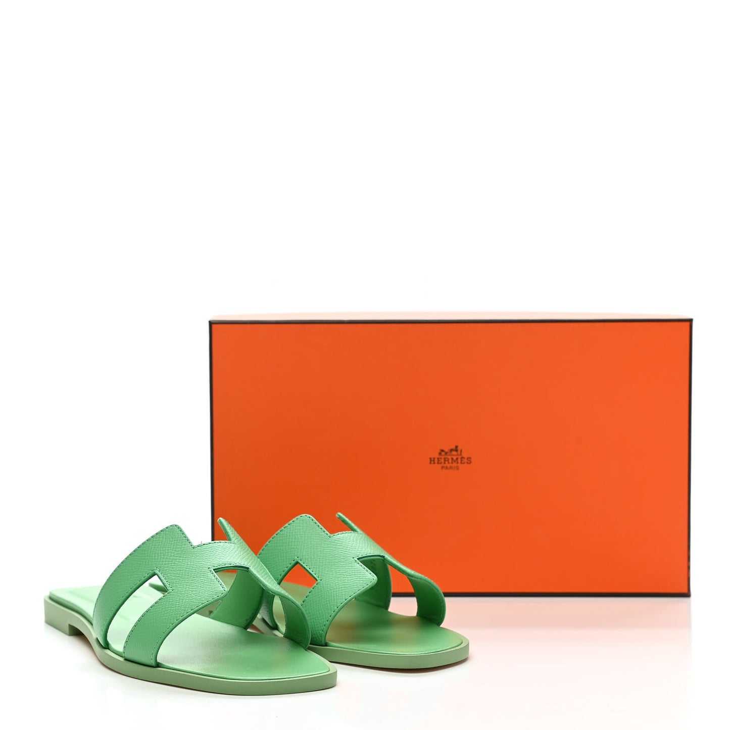 Epsom Oran Sandals 37 Vert Pomme