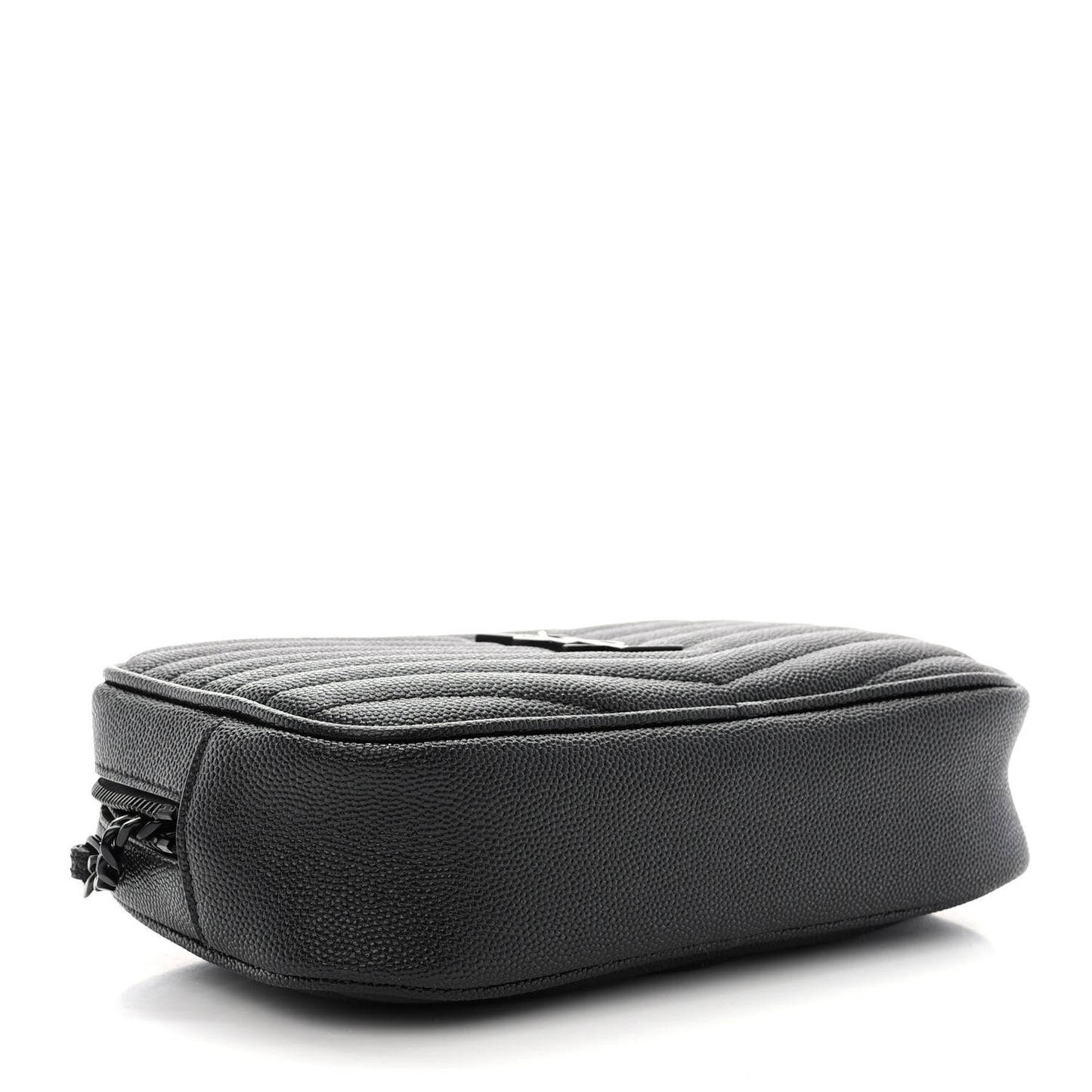 Grain De Poudre Matelasse Monochrome Monogram Mini Lou Camera Bag Black