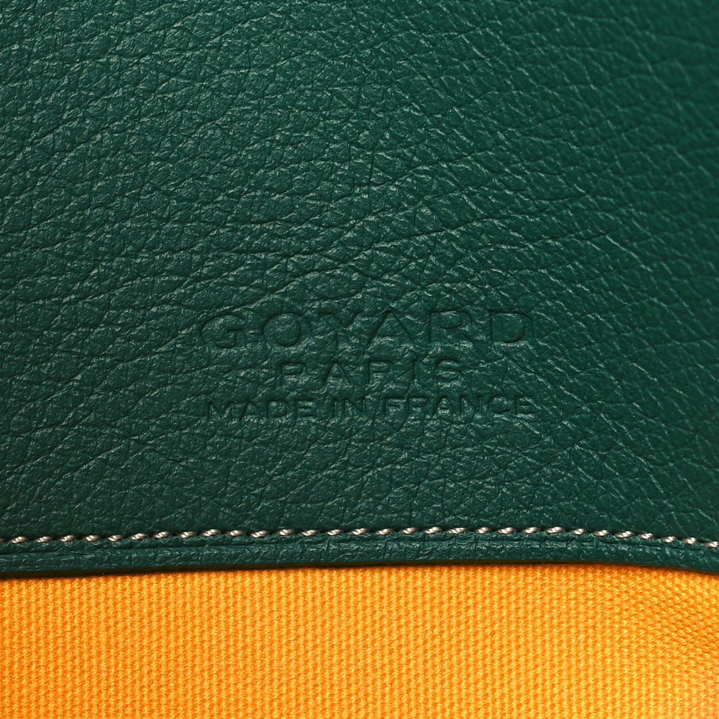 Goyardine Senat Pochette MM Green