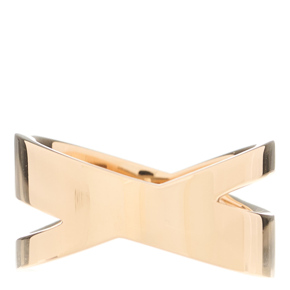 Tiffany 18K Rose Gold Diamond Atlas X Wide Ring 52 6 3 of 5