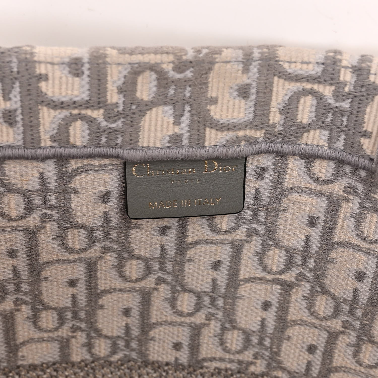 Christian Dior Oblique Large Book Tote Grey 6 of 10