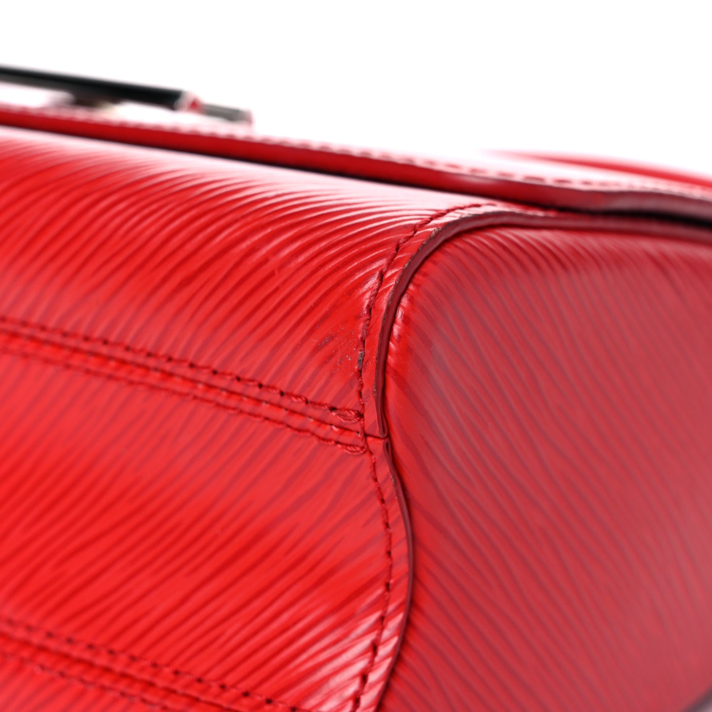 Epi Twist Shoulder Bag MM Coquelicot