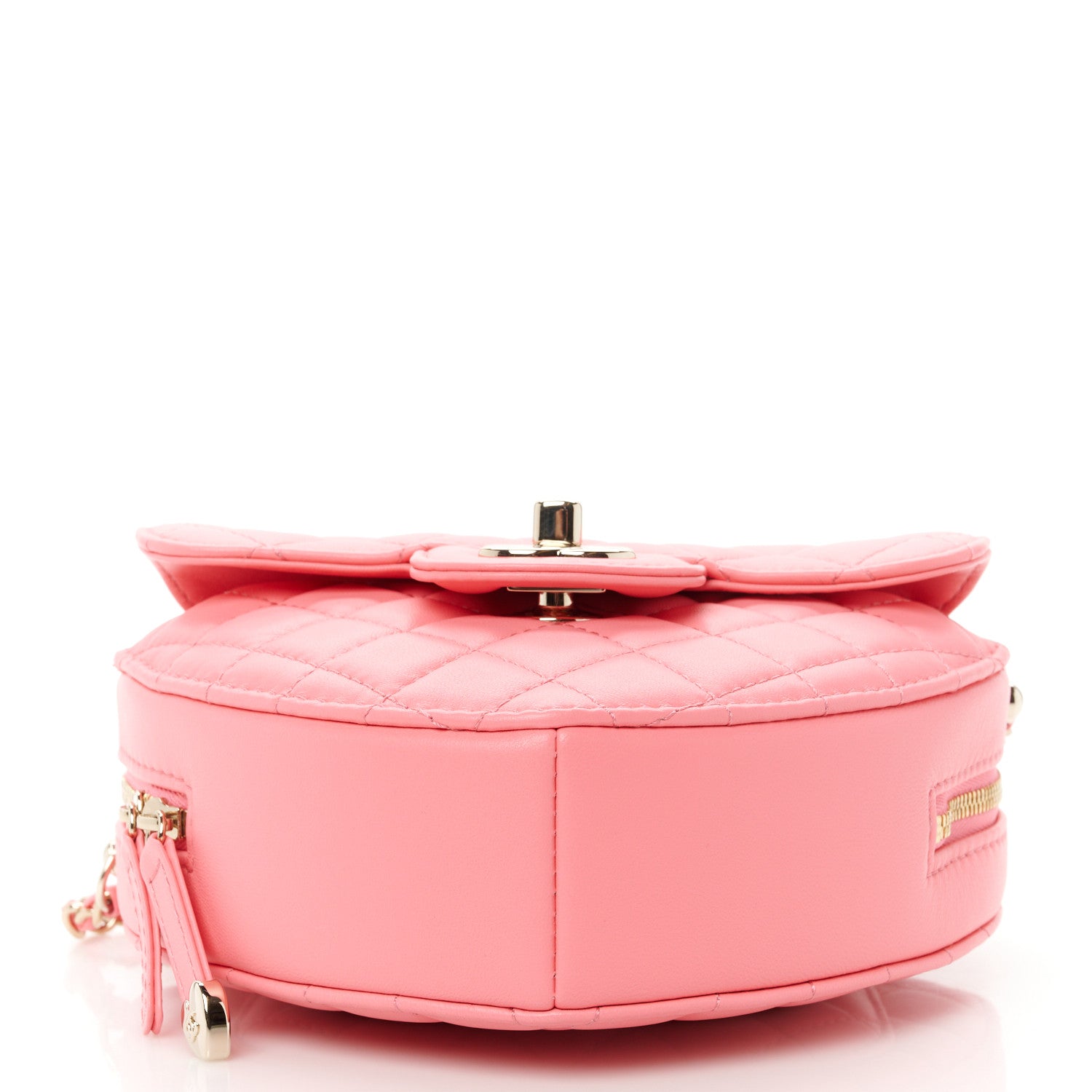 Chanel Lambskin Quilted CC In Love Heart Bag Pink 10 of 11