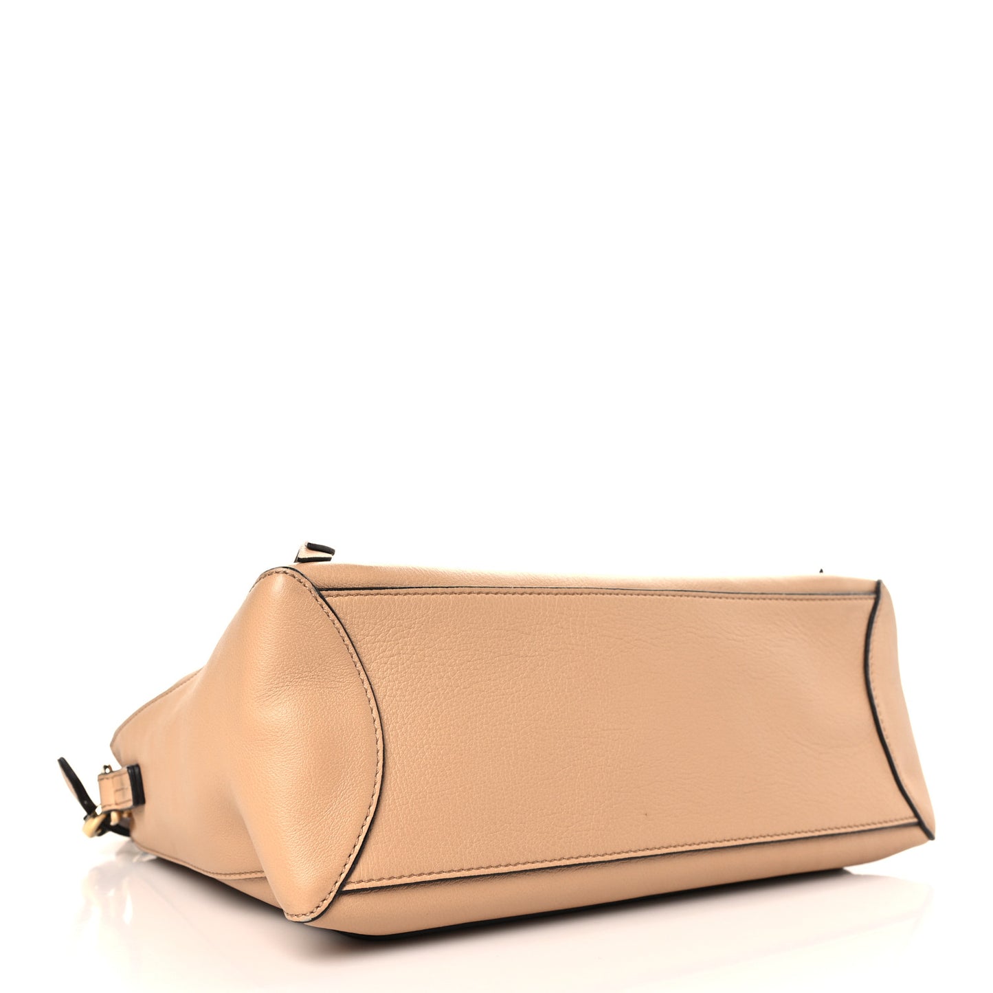 Calfskin Small Faye Day Shoulder Bag Blush Nude