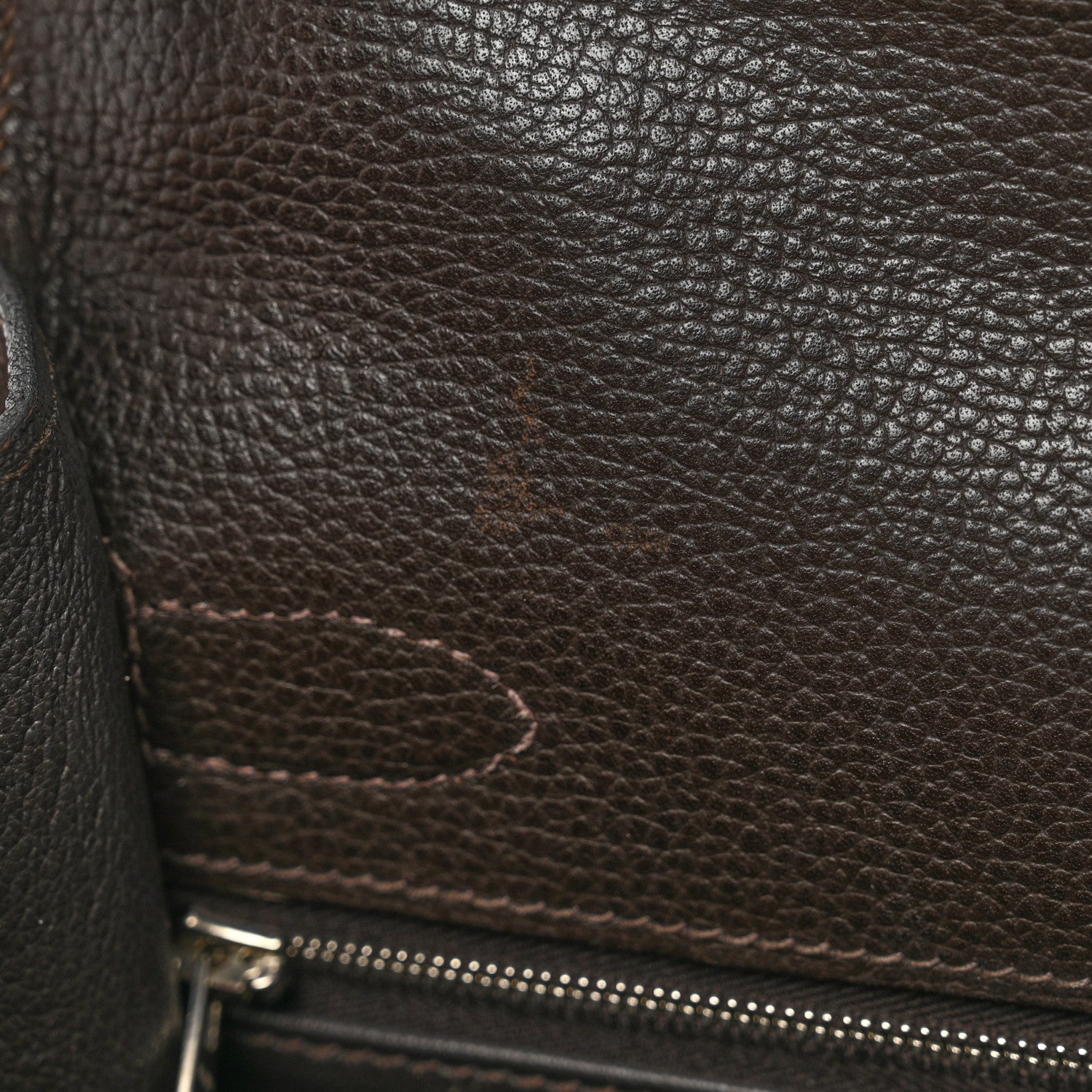 Hermes Vache Liegee Kelly Sellier 32 Chocolate 8 of 14