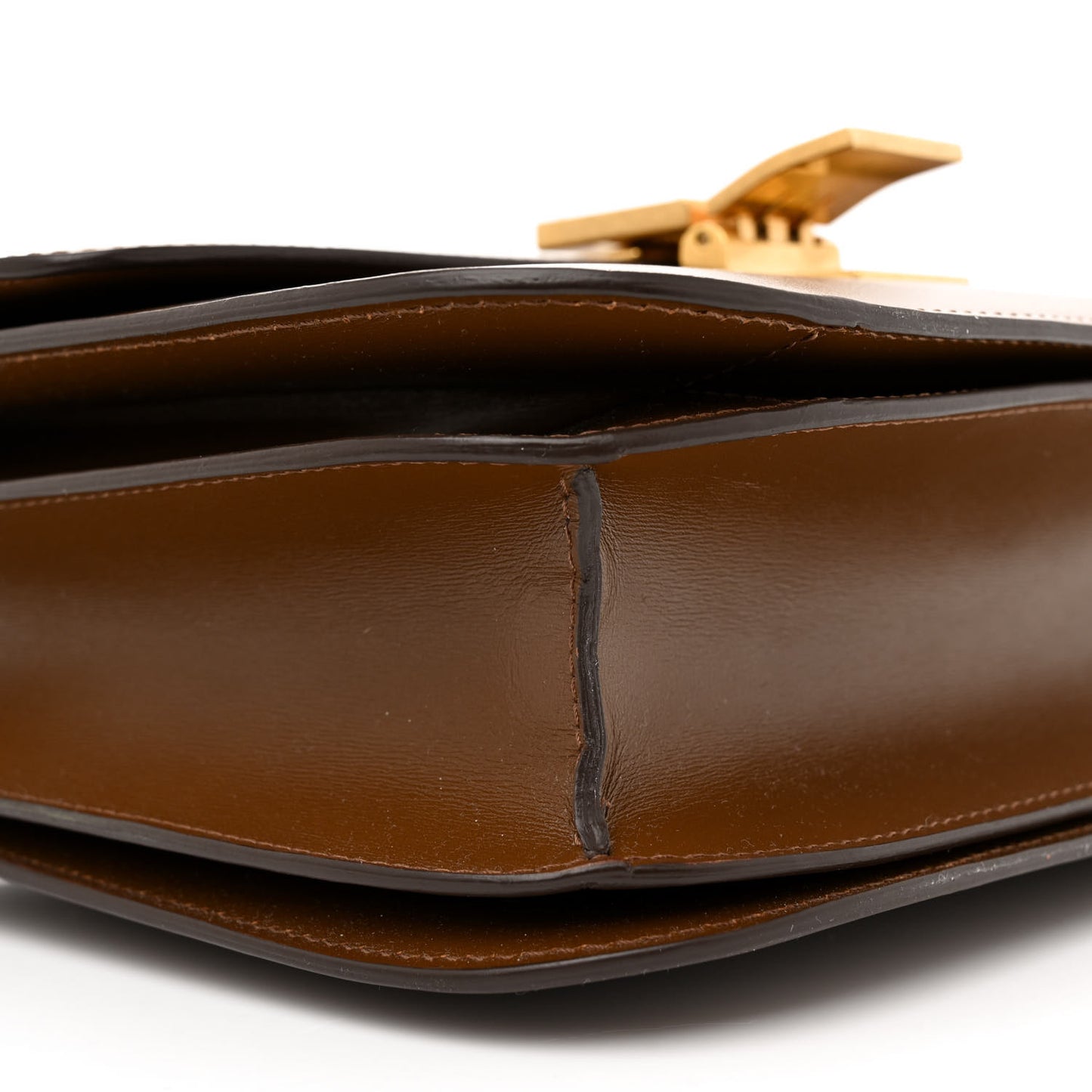 Box Calfskin Medium Classic Box Flap Bag Camel