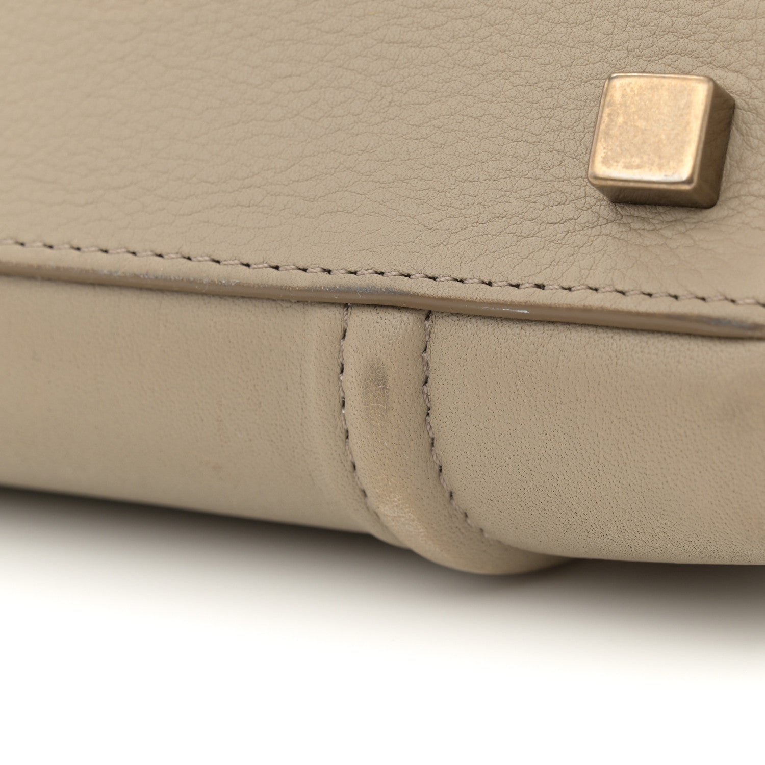 Celine Supple Calfskin Medium Phantom Luggage Beige 15 of 16