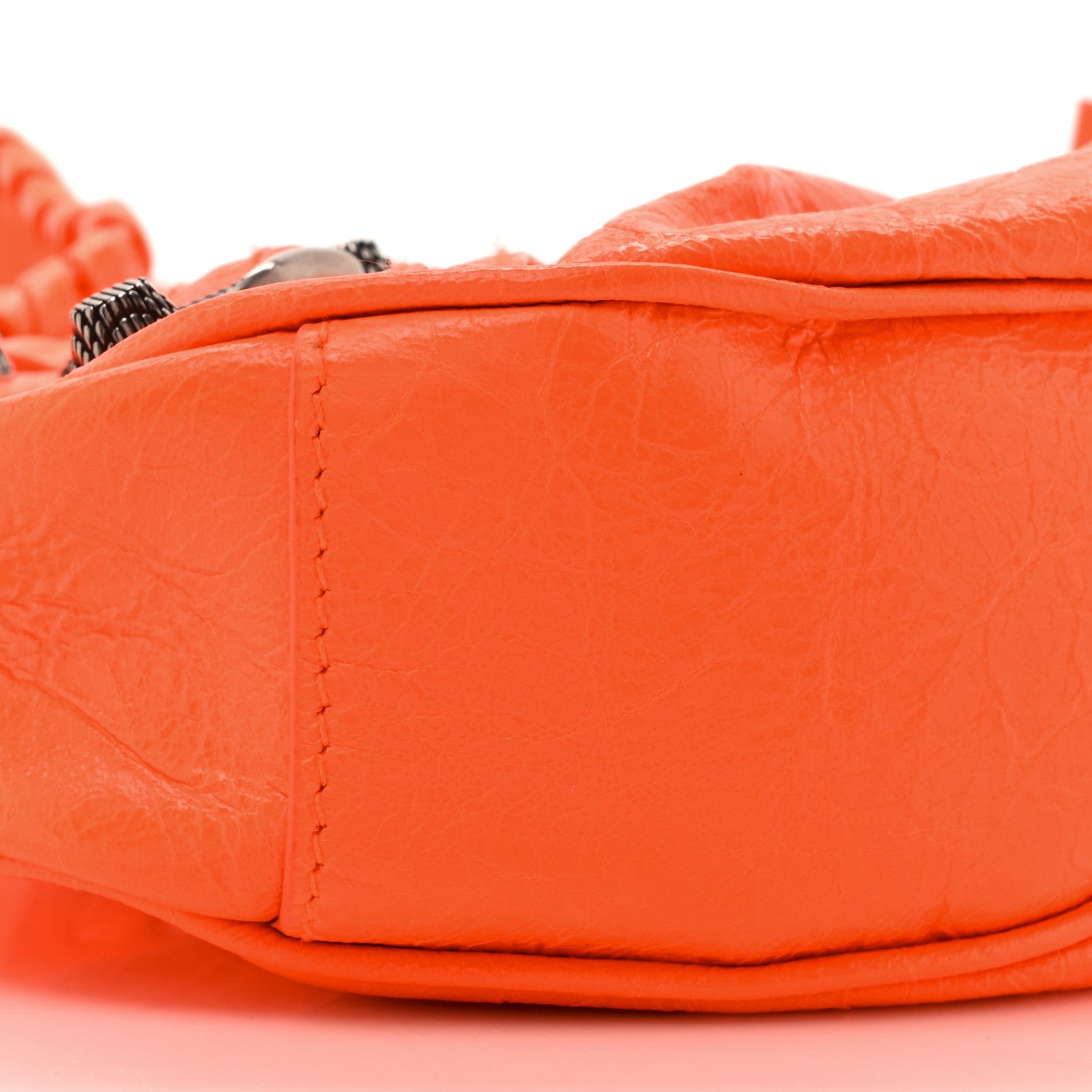 Balenciaga Agneau Arena Le Cagole Shoulder Bag XS Orange 12 of 16
