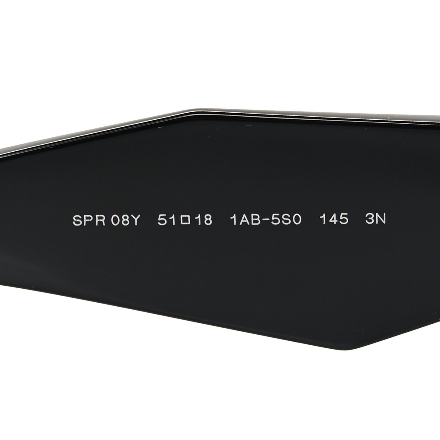 Acetate Symbole Sunglasses SPR 08Y Black