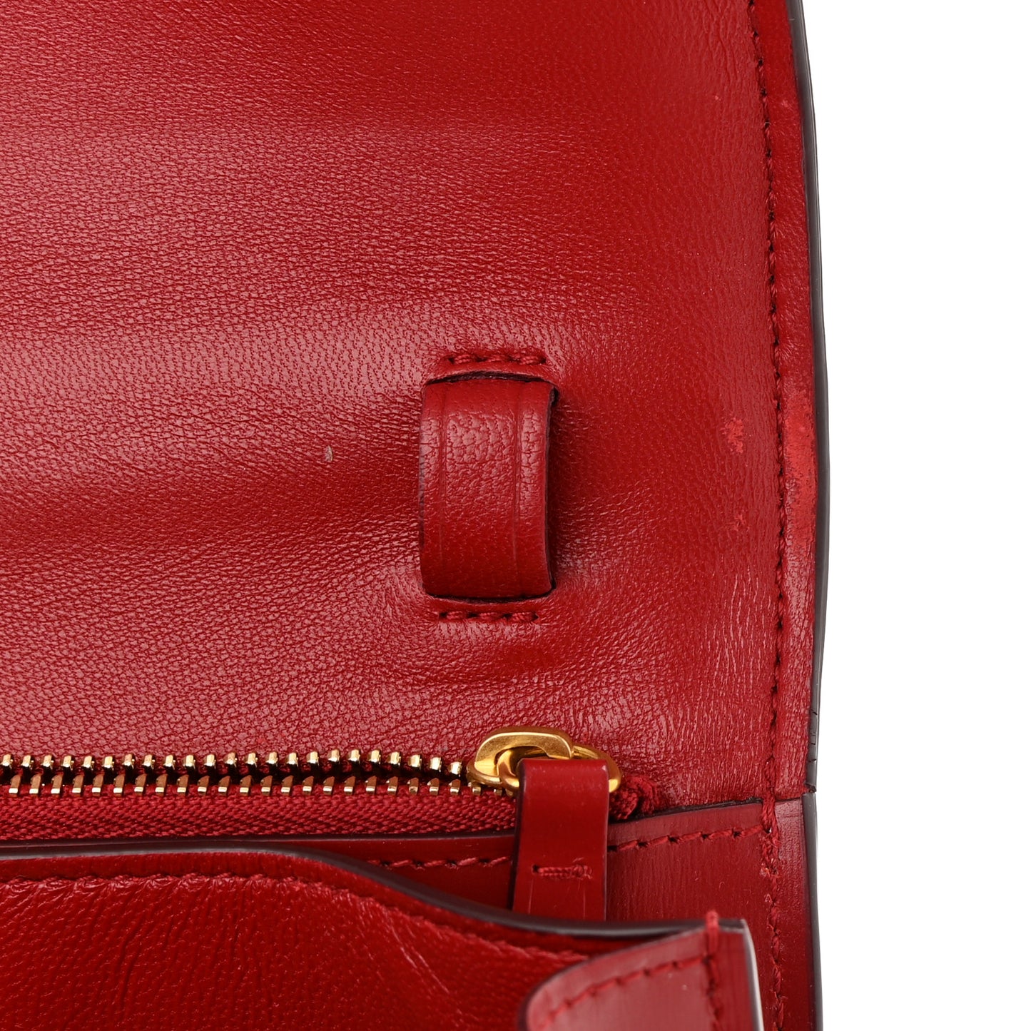 Box Calfskin Medium Classic Box Flap Bag Red