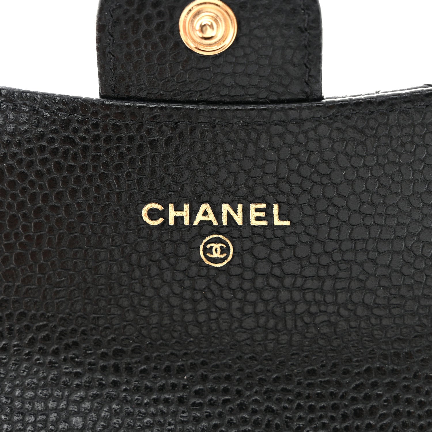 Chanel Caviar Quilted Flap Card Holder Wallet Black 6 of 11