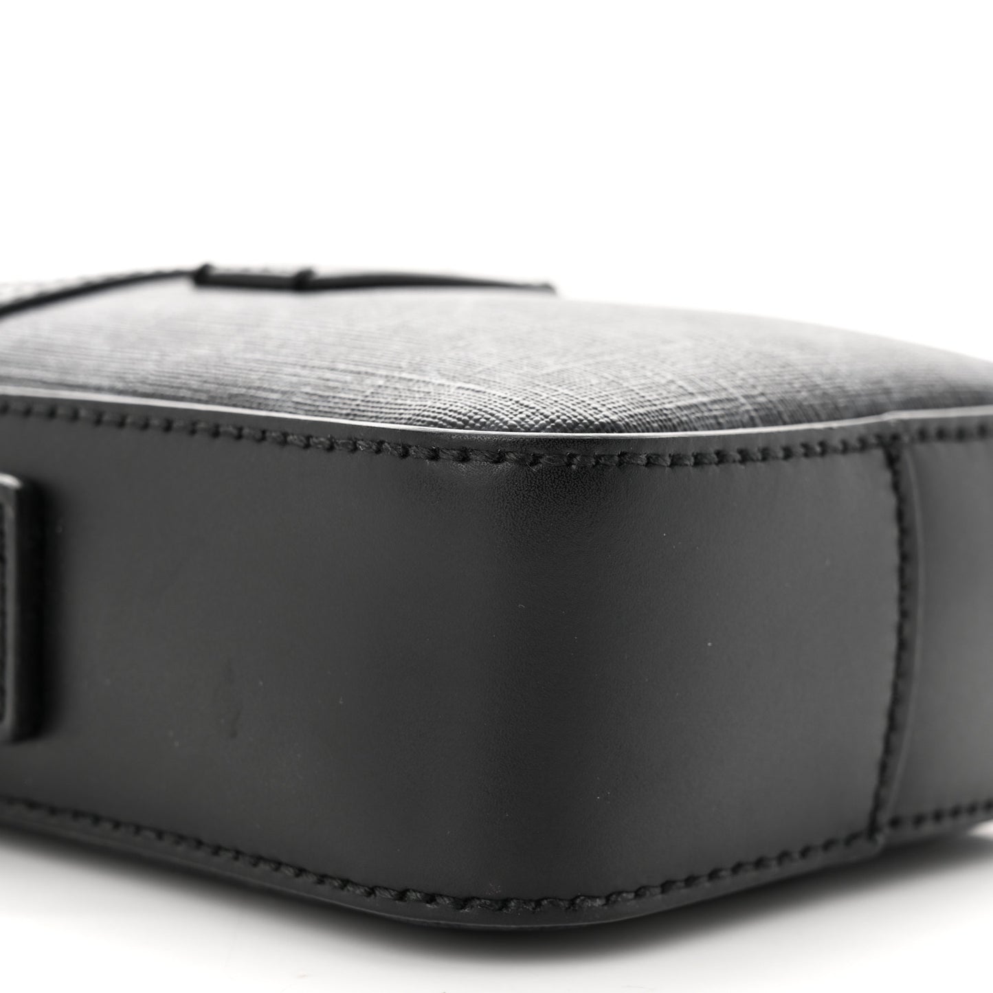 GG Supreme Monogram Appia Calfskin Web Messenger Bag Black Grey