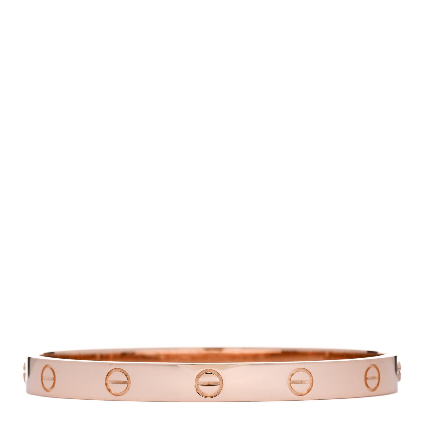 18K Pink Gold LOVE Bracelet 17