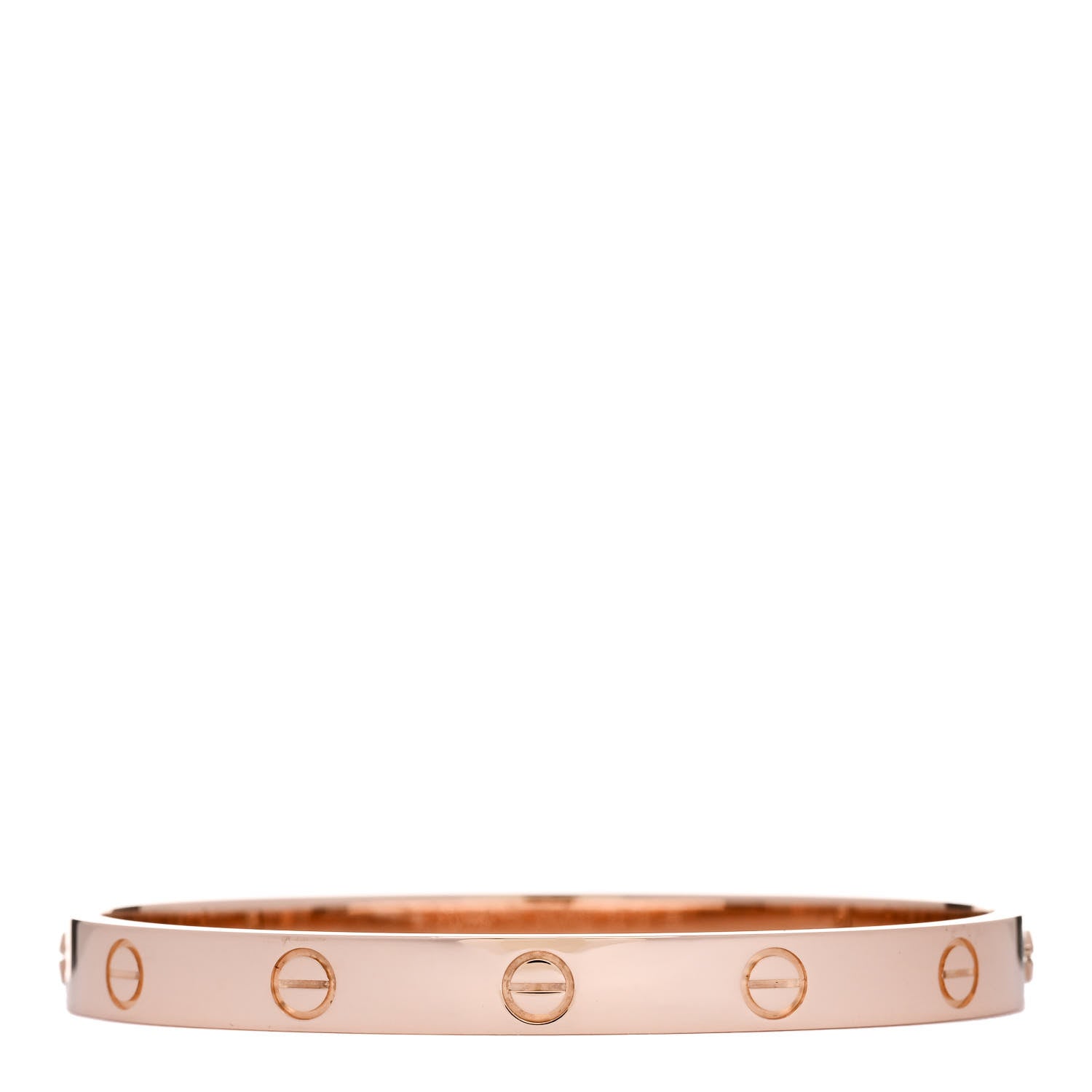 Cartier 18K Pink Gold LOVE Bracelet 17 2 of 8