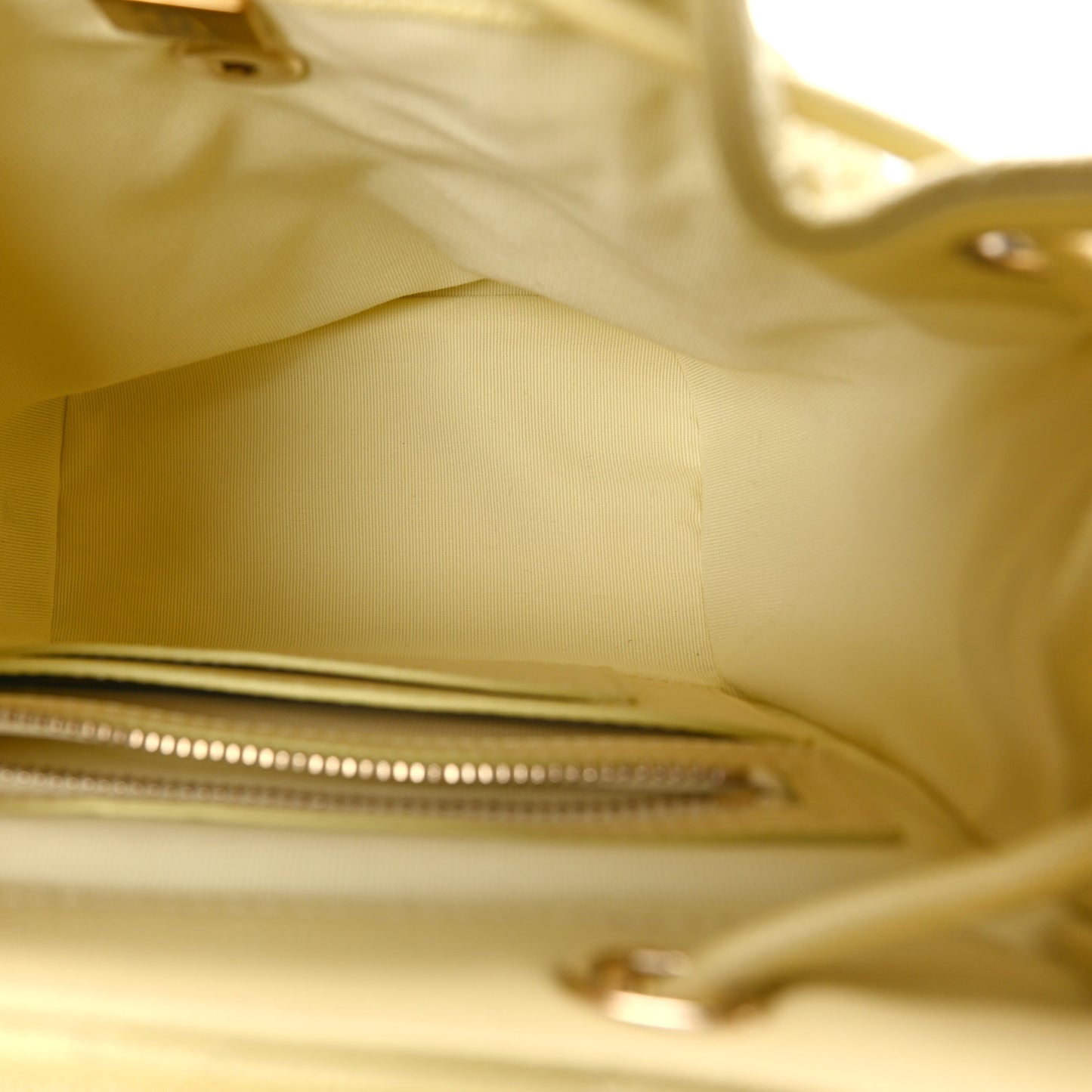 Caviar Quilted Mini Urban Spirit Backpack Light Yellow