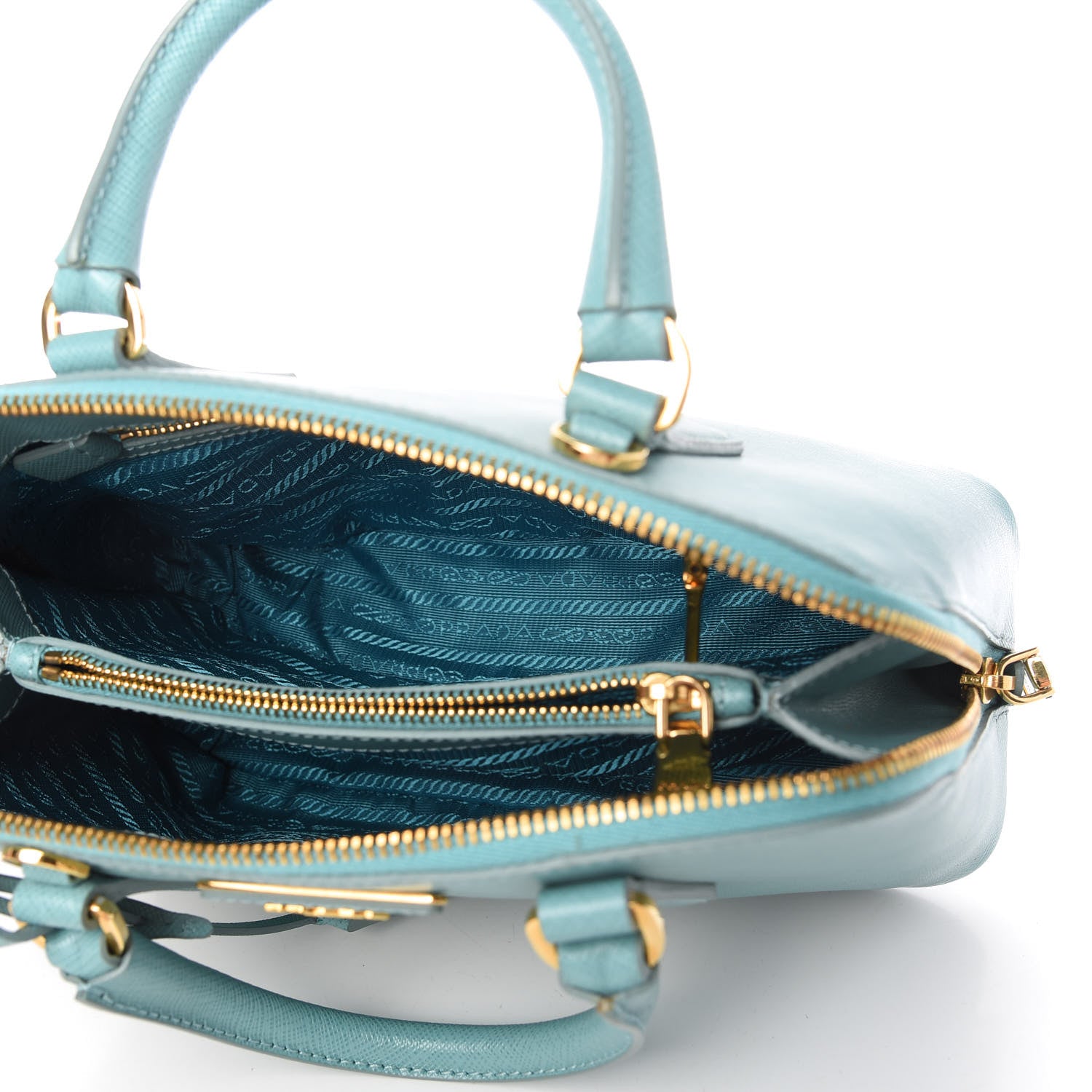 Prada Saffiano Lux Small Promenade Tote Anice 5 of 9