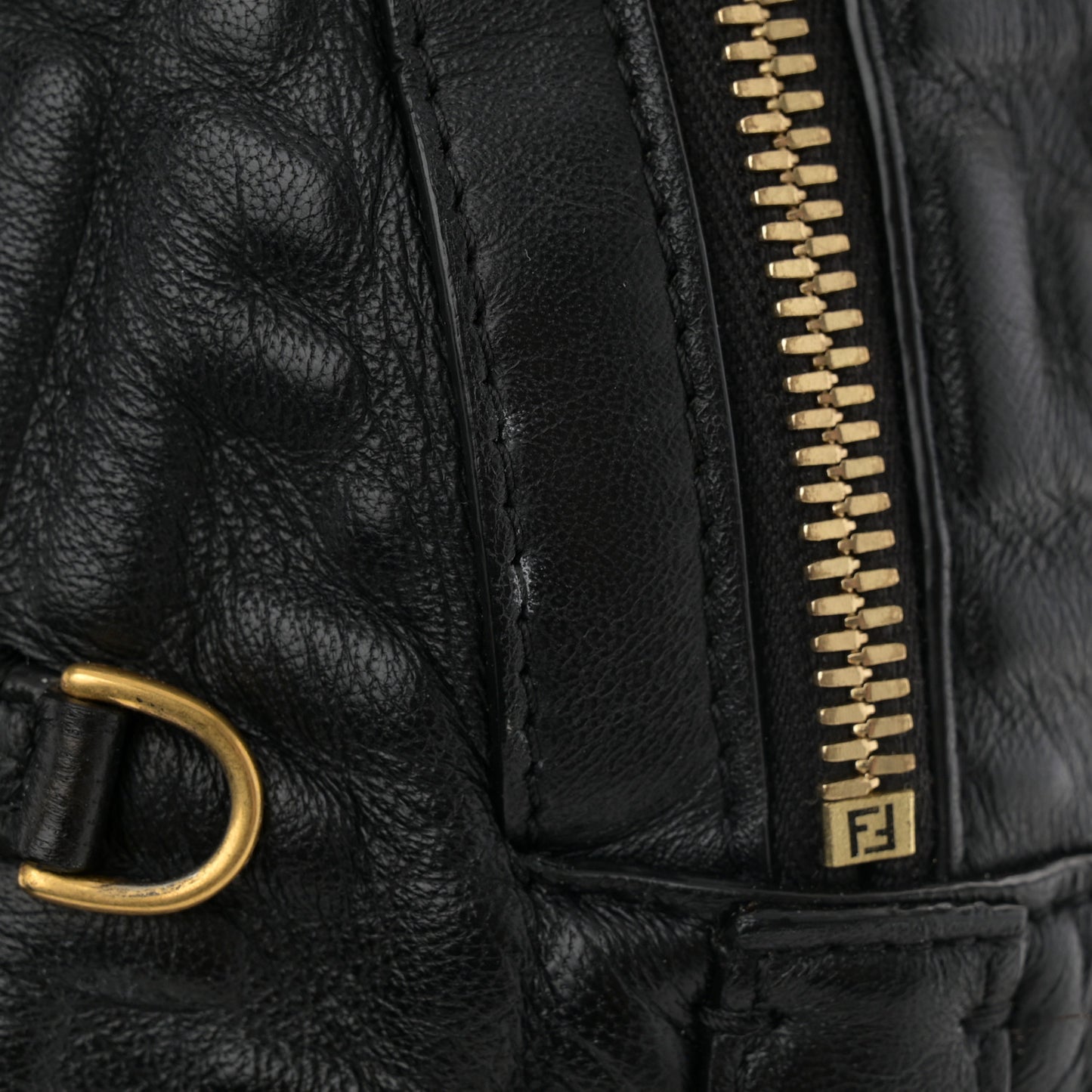Nappa FF 1974 Embossed Mini Backpack Black