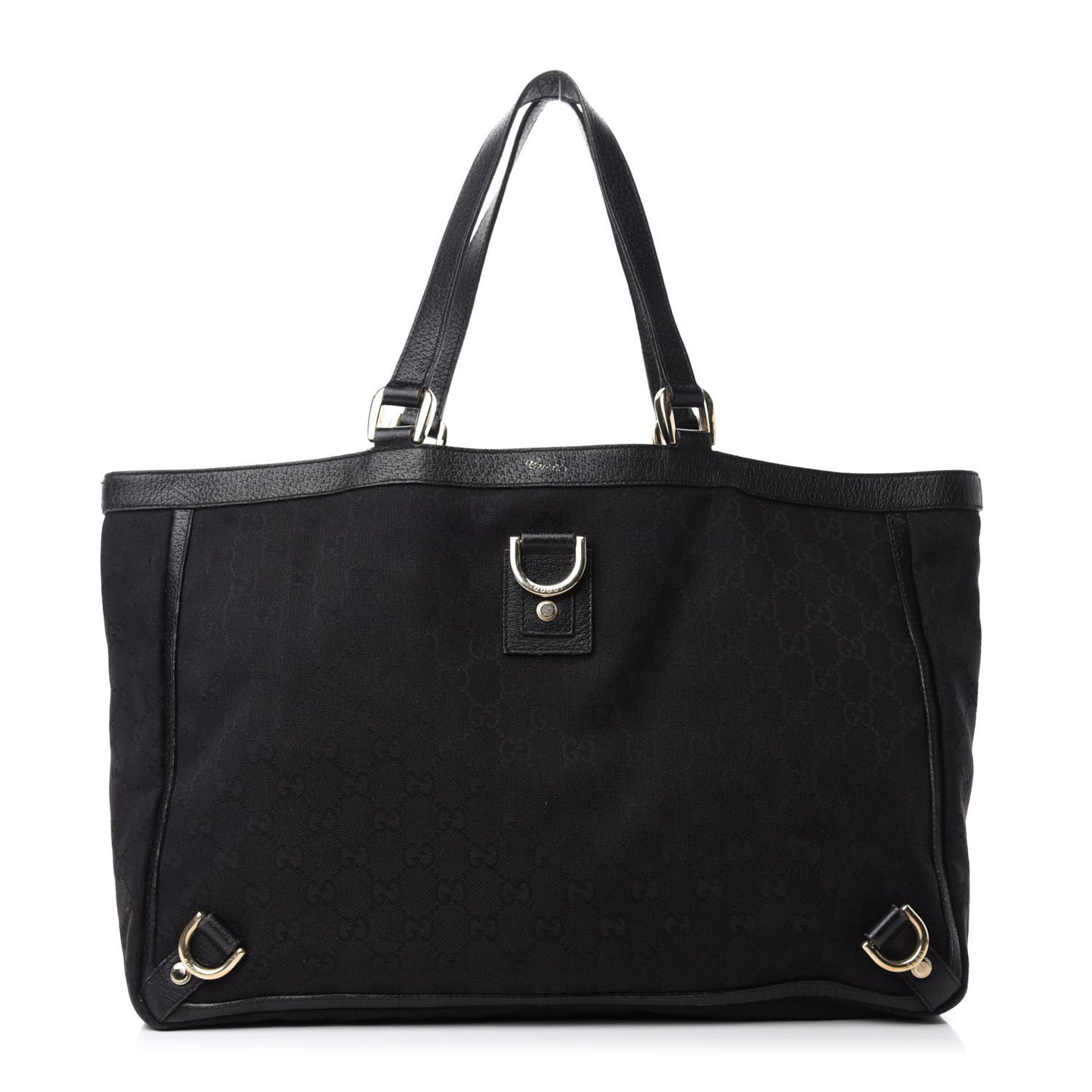 Monogram Large Abbey Tote Black