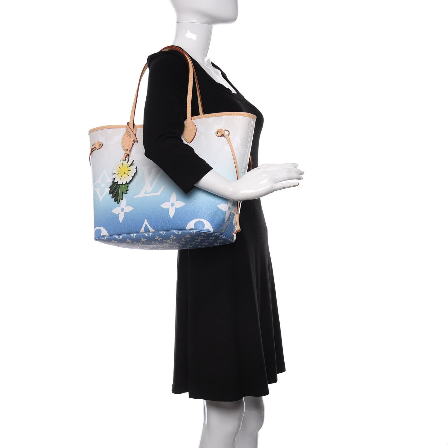 Monogram Giant By The Pool Neverfull MM Blue