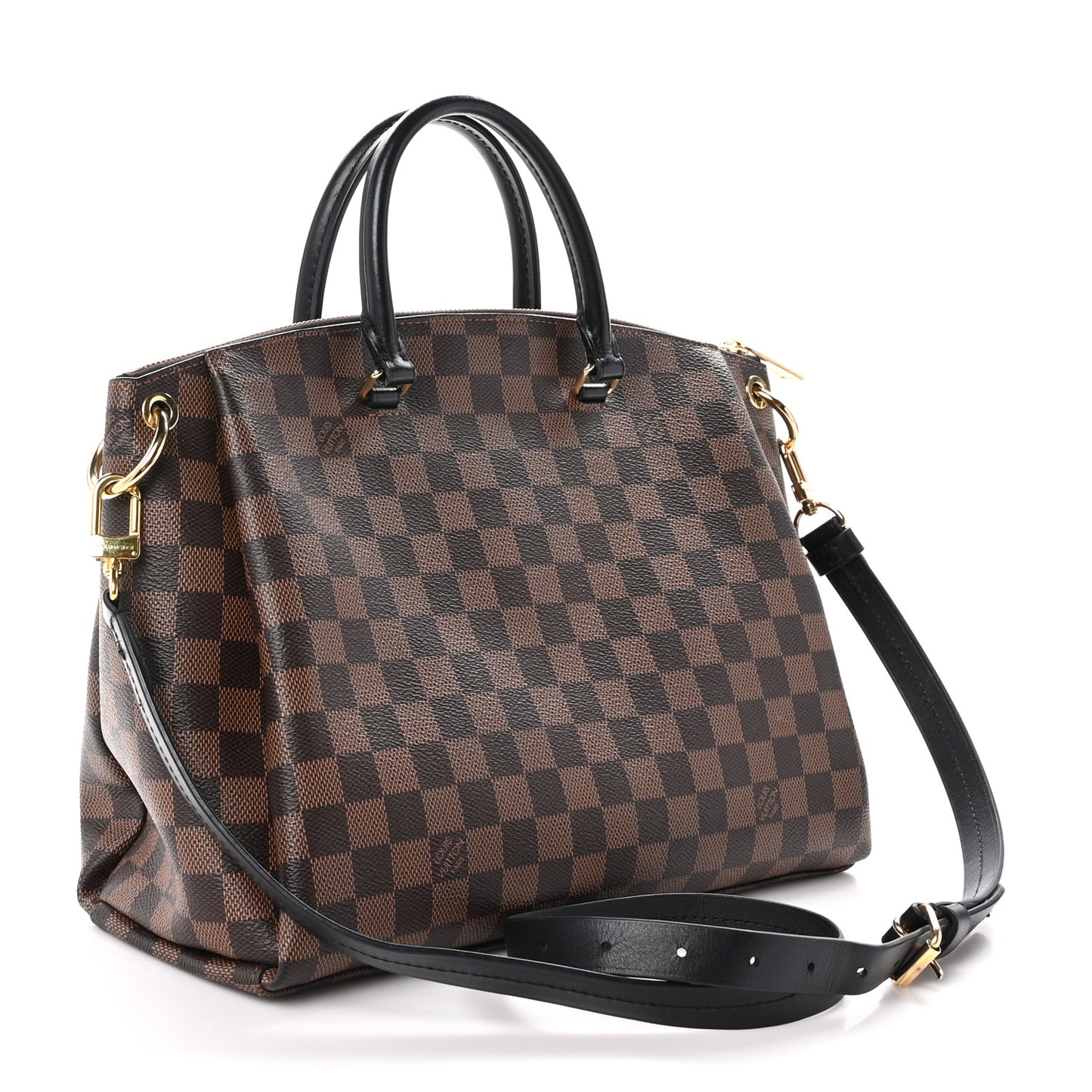 Damier Ebene Odeon Tote MM Black