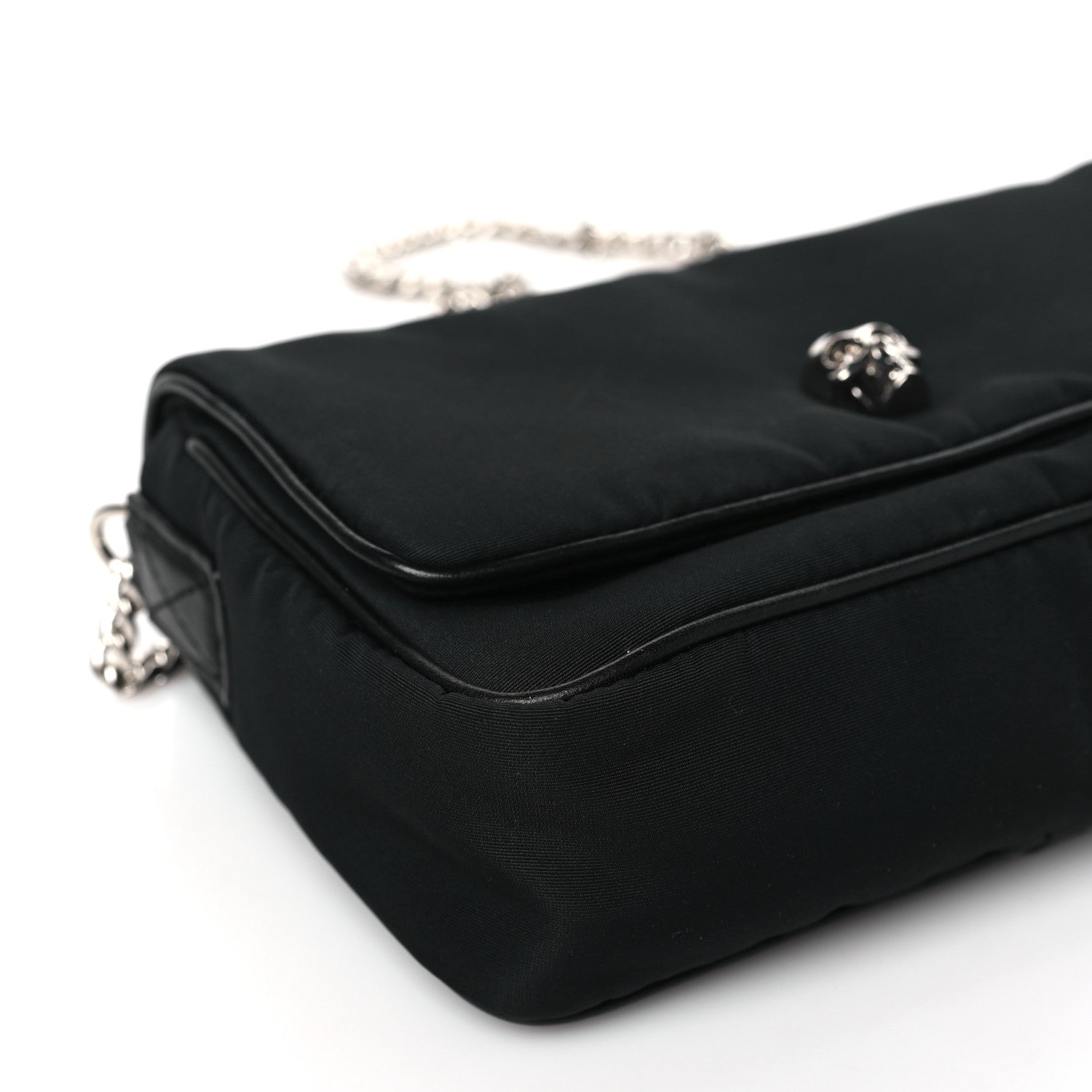 Alexander McQueen Nylon Skull Small Crossbody Bag Black 8 of 9