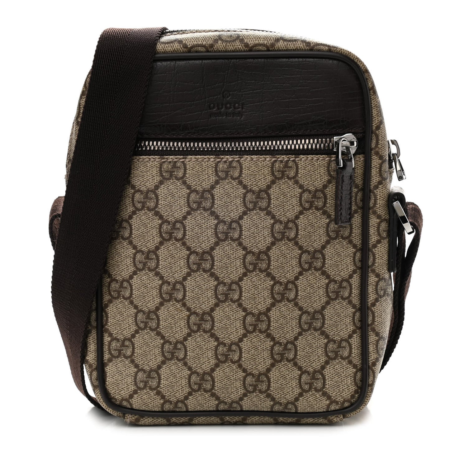 Monogram Messenger Bag Dark Brown