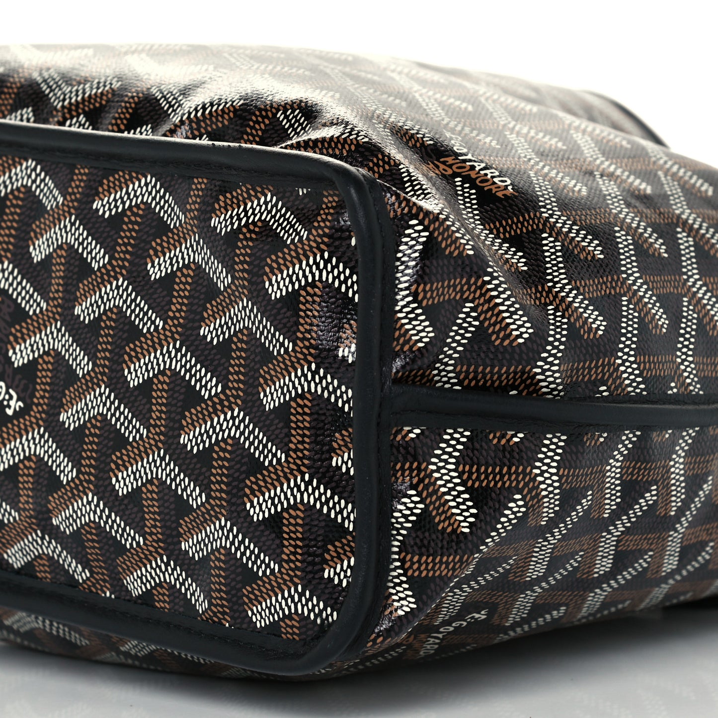 Goyardine Reversible Mini Anjou Black